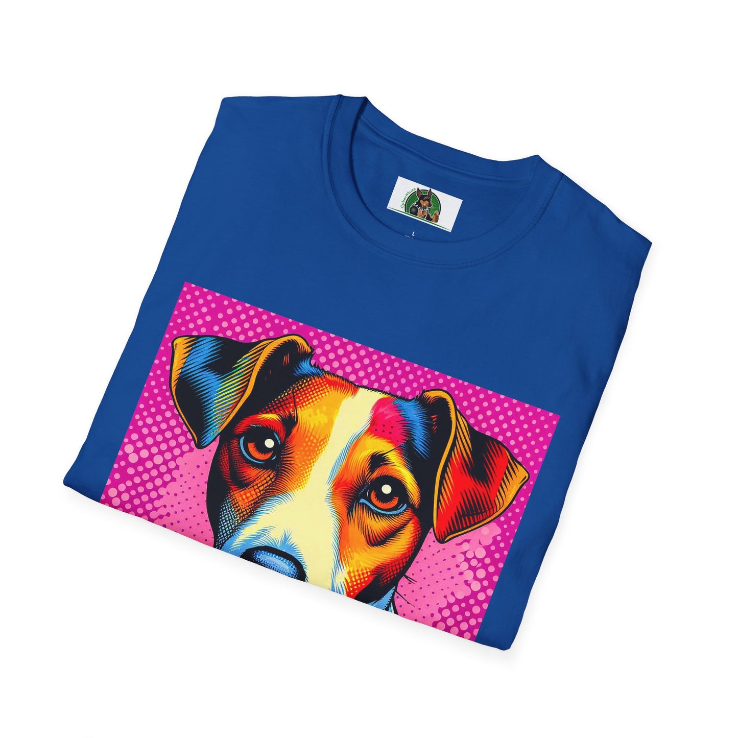 Jack Russell Pink Pop Art T-Shirt Printify