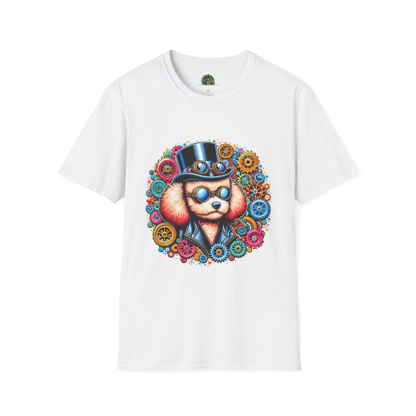 Poodle T-Shirt Printify XS White