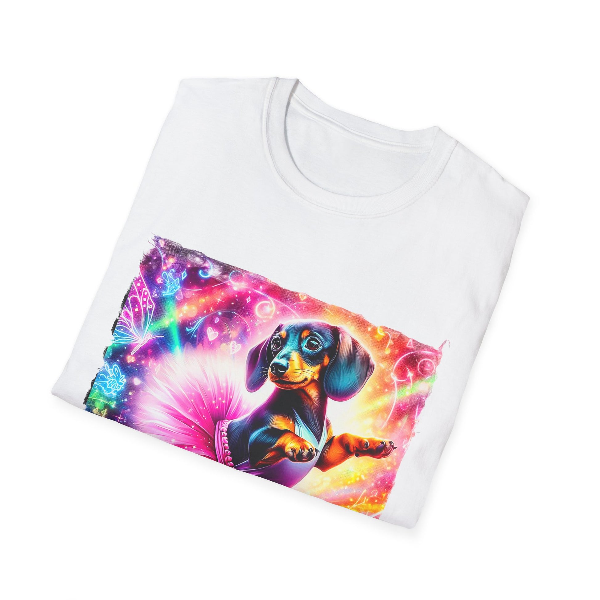 Dachshund pretty ballerina t shirt T-Shirt Printify
