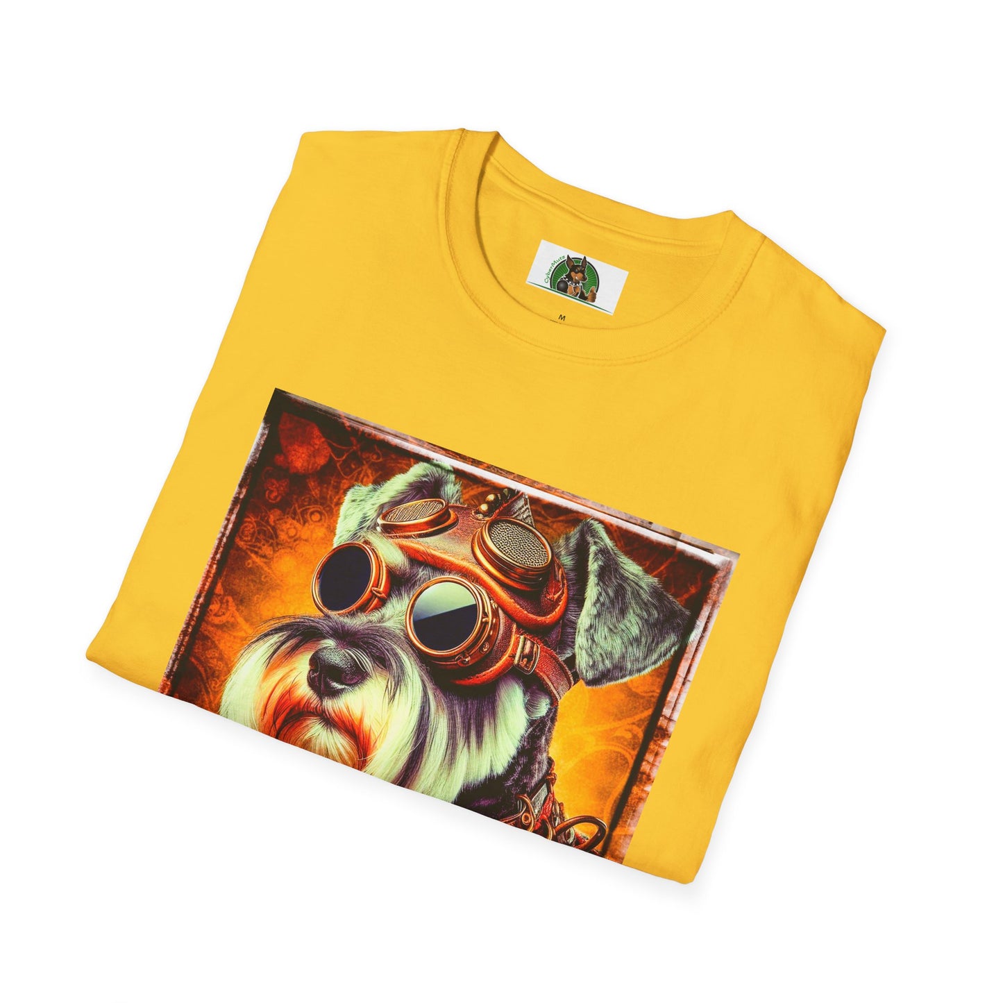 Schnauzer T-Shirt with Miniature Schnauzer Design T-Shirt Printify   