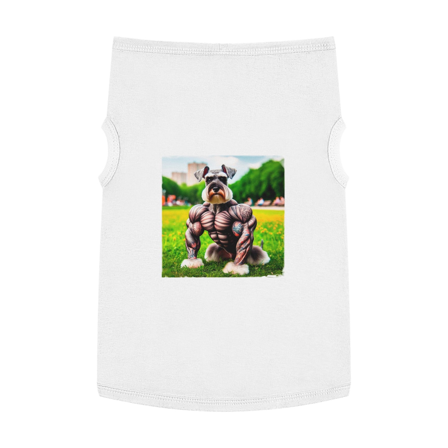 Pet Tank Top Miniature Schnauzer Pets Printify   