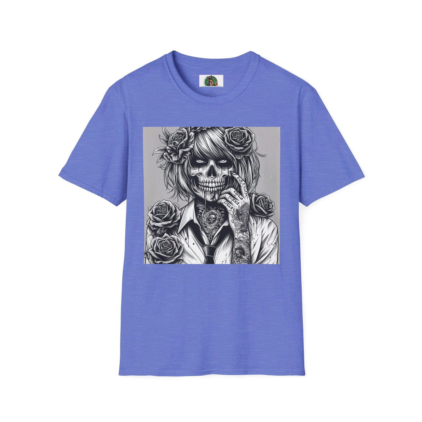 Zombie Girl T-Shirt Printify S Heather Royal 