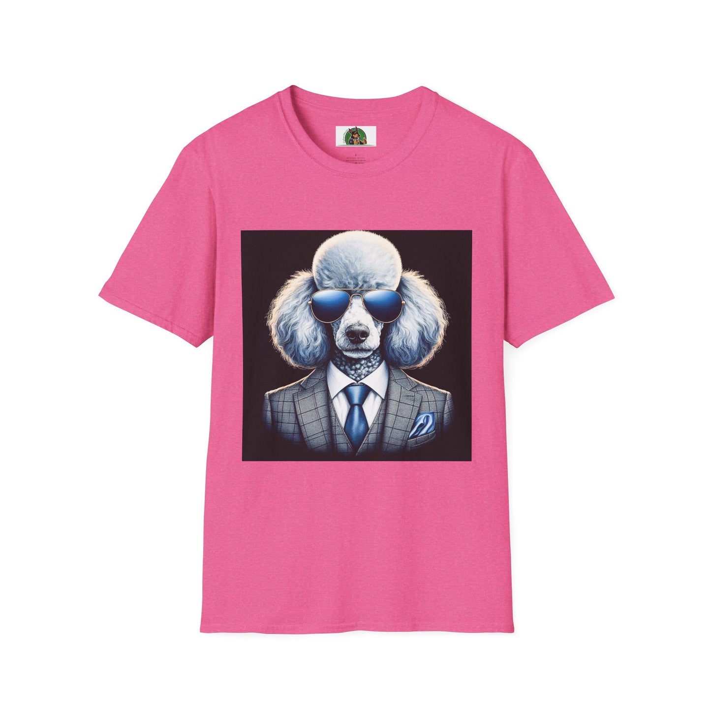 Poodle T-Shirt Printify S Heather Heliconia