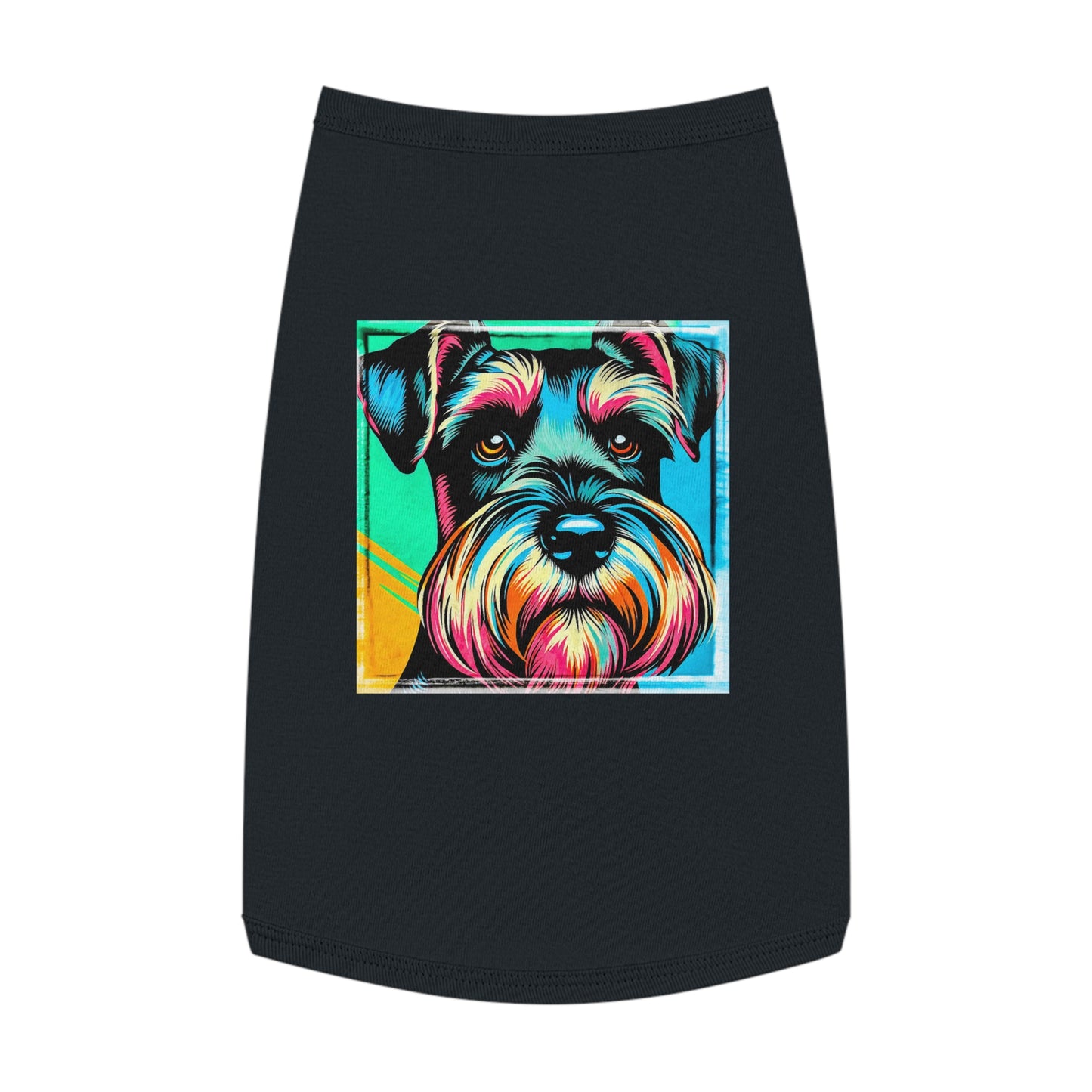 Pet Tank Top Miniature Schnauzer Pets Printify L Black 