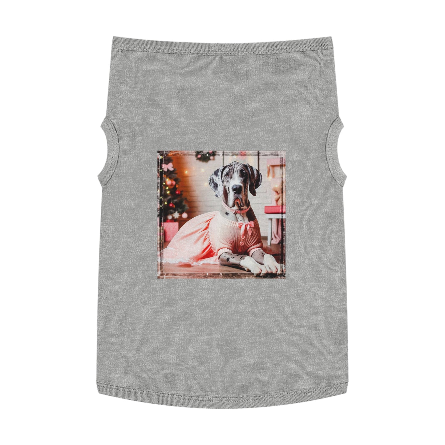 Pet Tank Top Great Dane Pets Printify XL Heather 