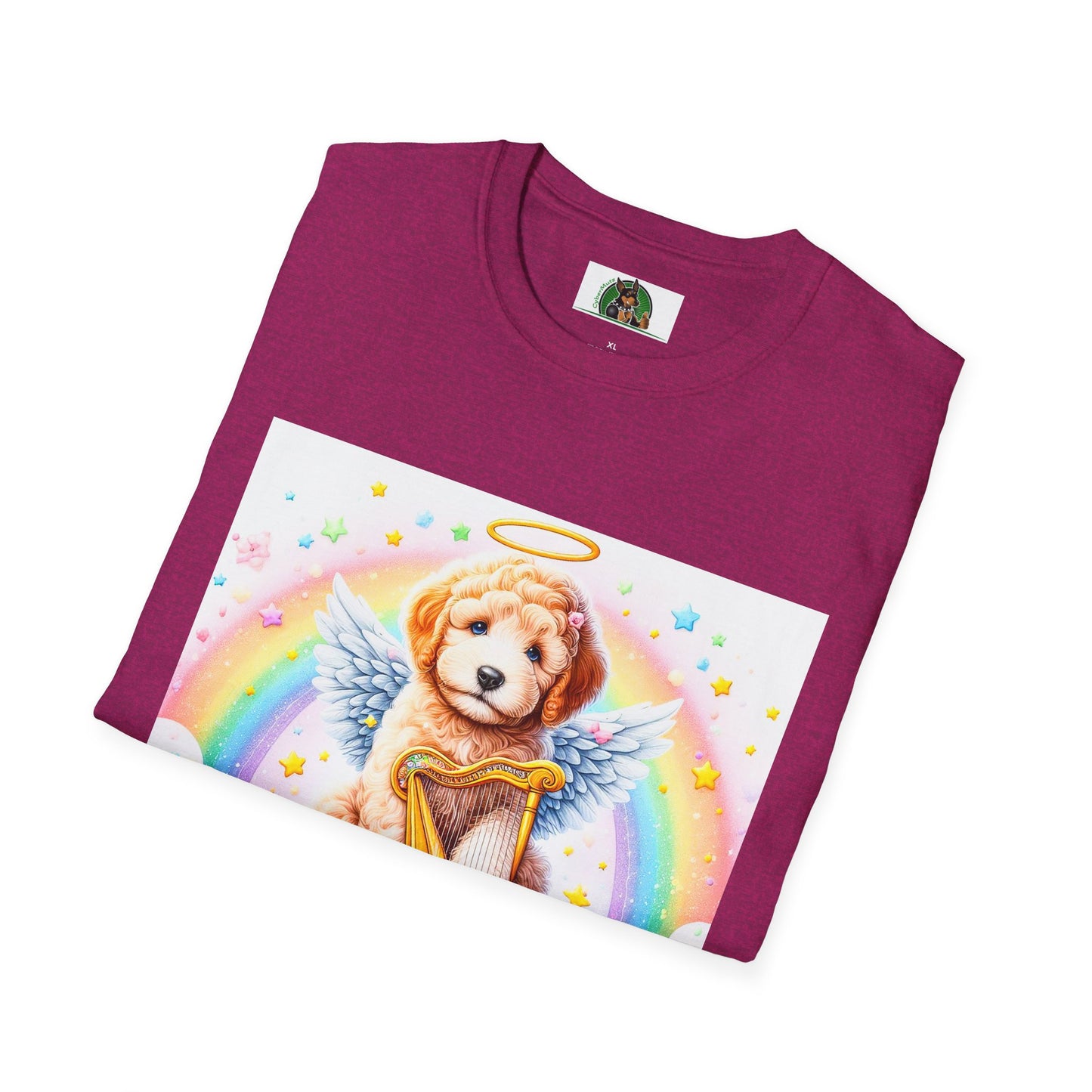 Golden Doodle colorful Angel shirt
