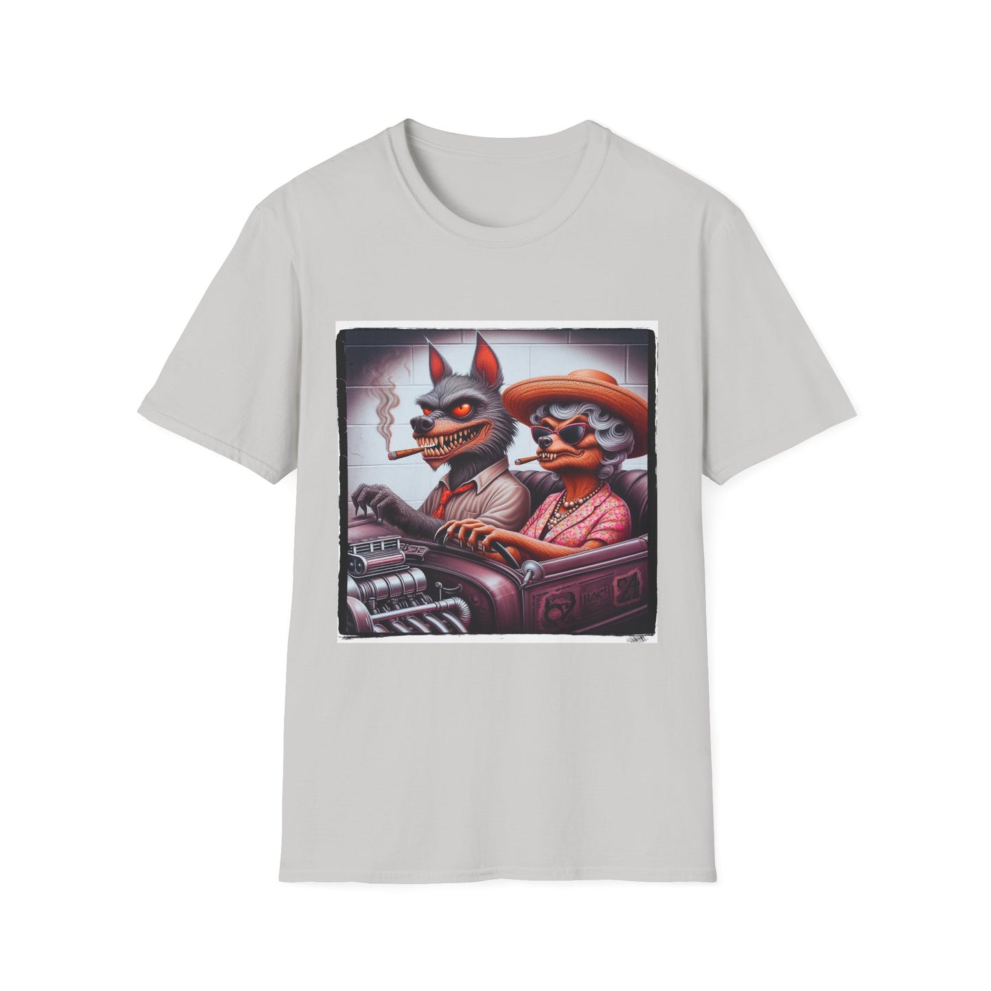 Chupacabra T-Shirt Printify S Ice Grey 