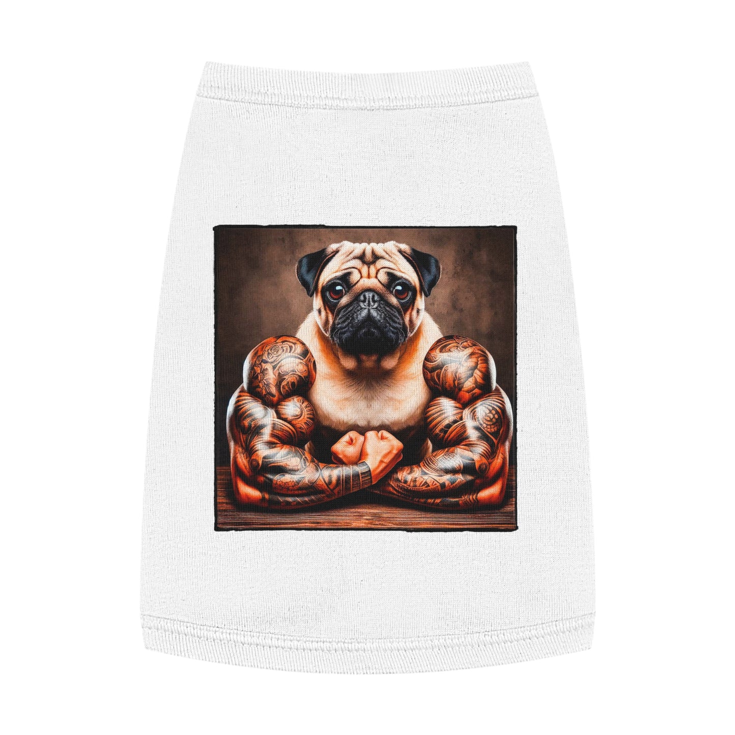 Pet Tank Top Pug Pets Printify   