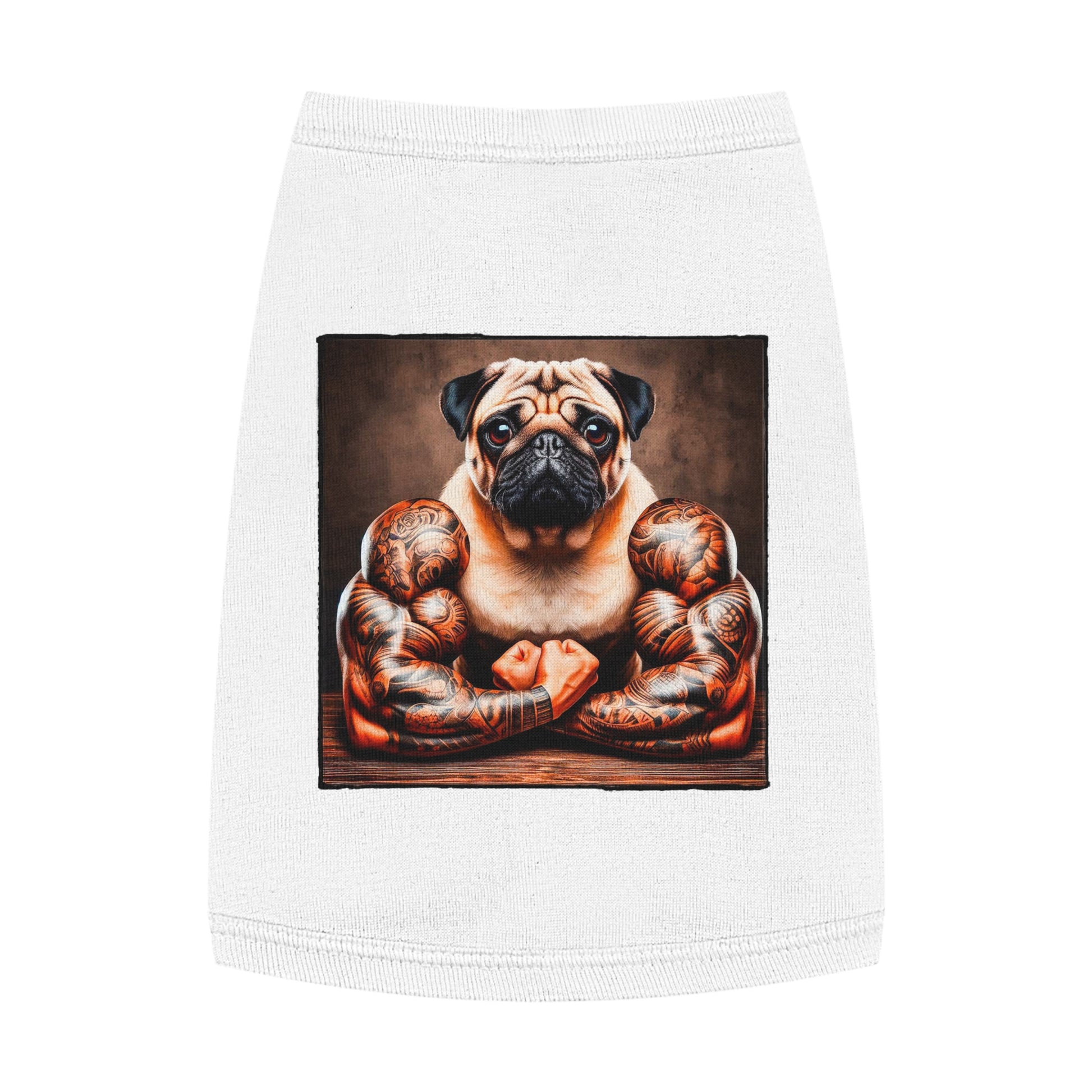 Pet Tank Top Pug Pets Printify   