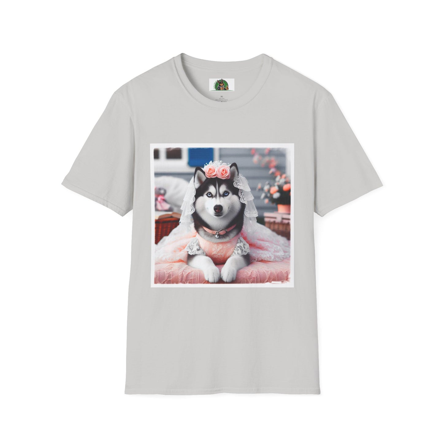 Husky T-Shirt Printify S Ice Grey 