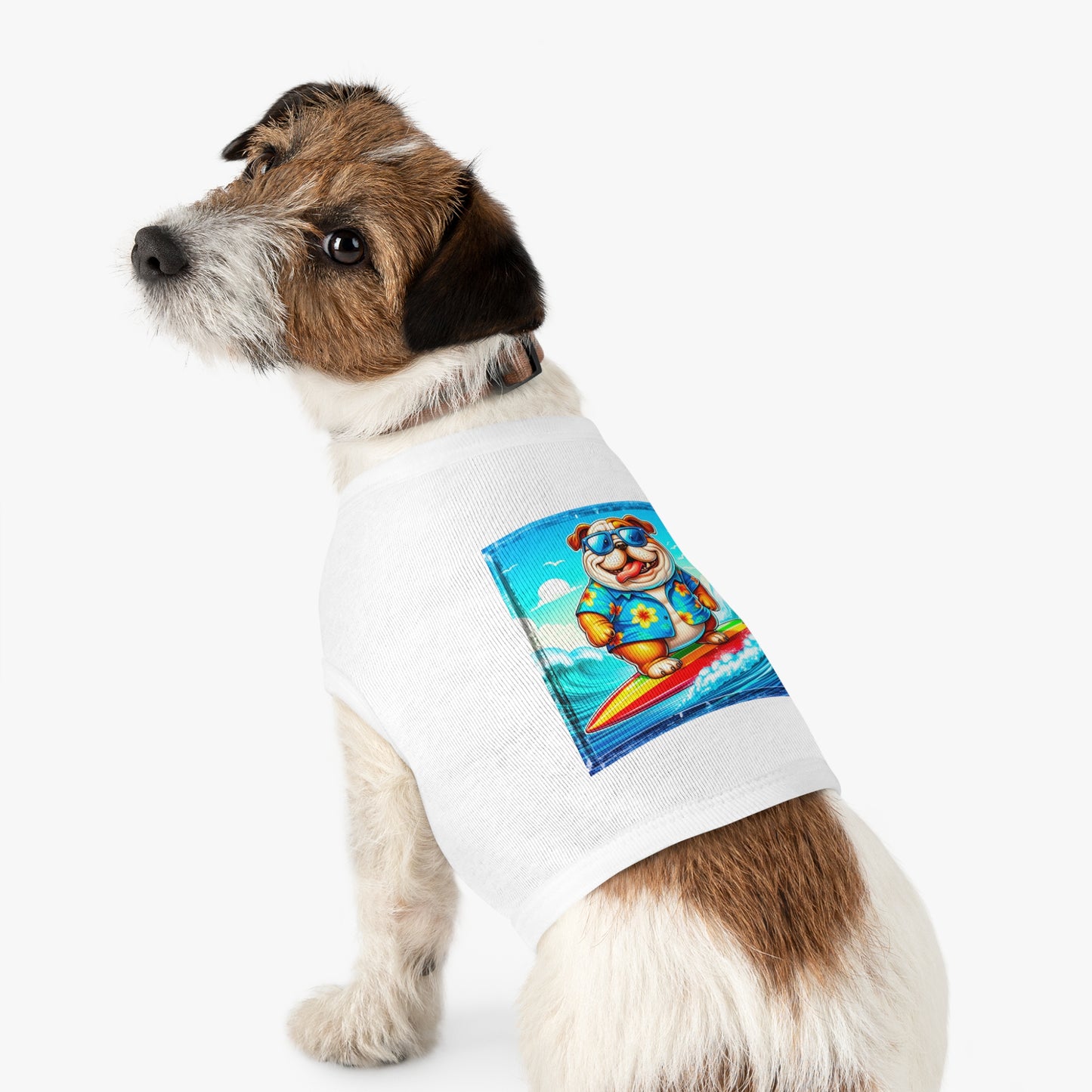 Pet Tank Top Bulldog Pets Printify   