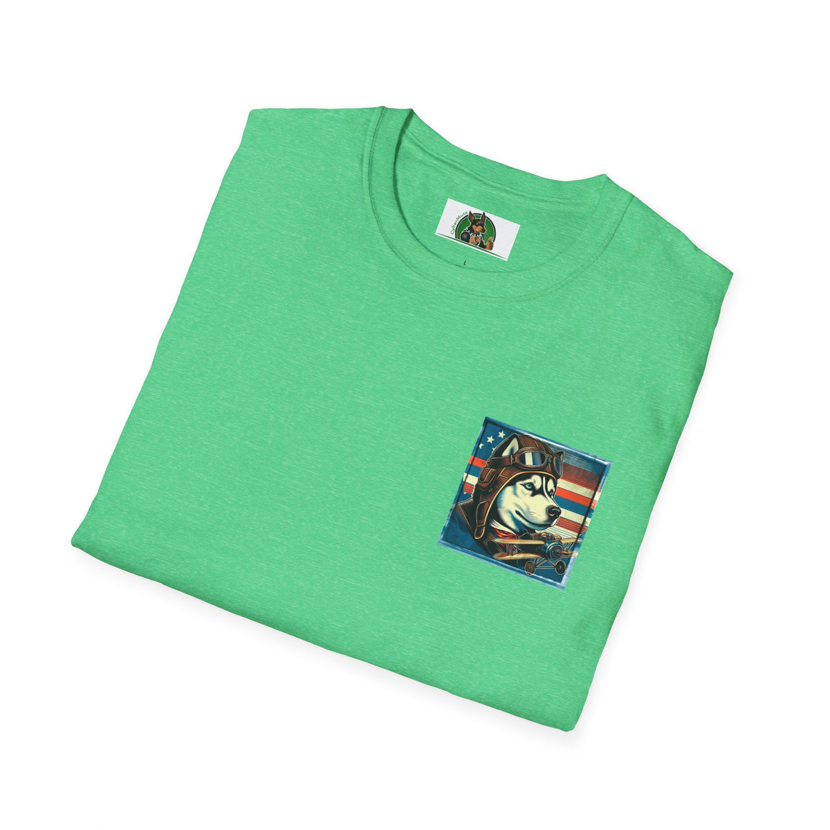 Husky hero shirt Back Design