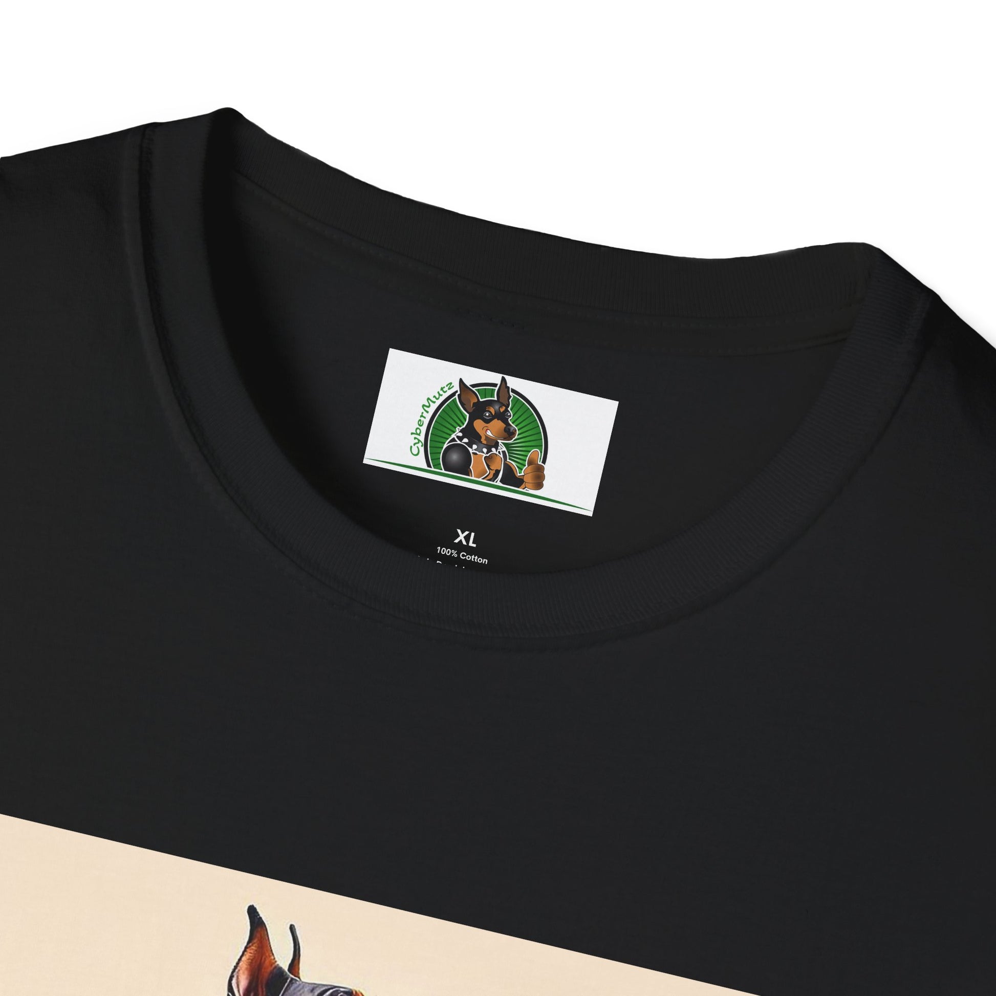 Dancing Doberman Unisex T-Shirt T-Shirt Printify