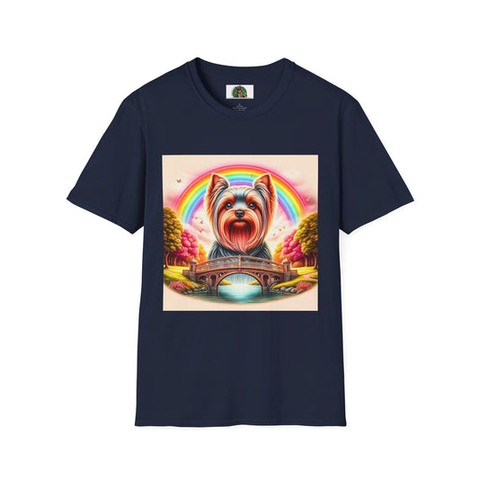 Yorkie T-Shirt Printify S Navy 