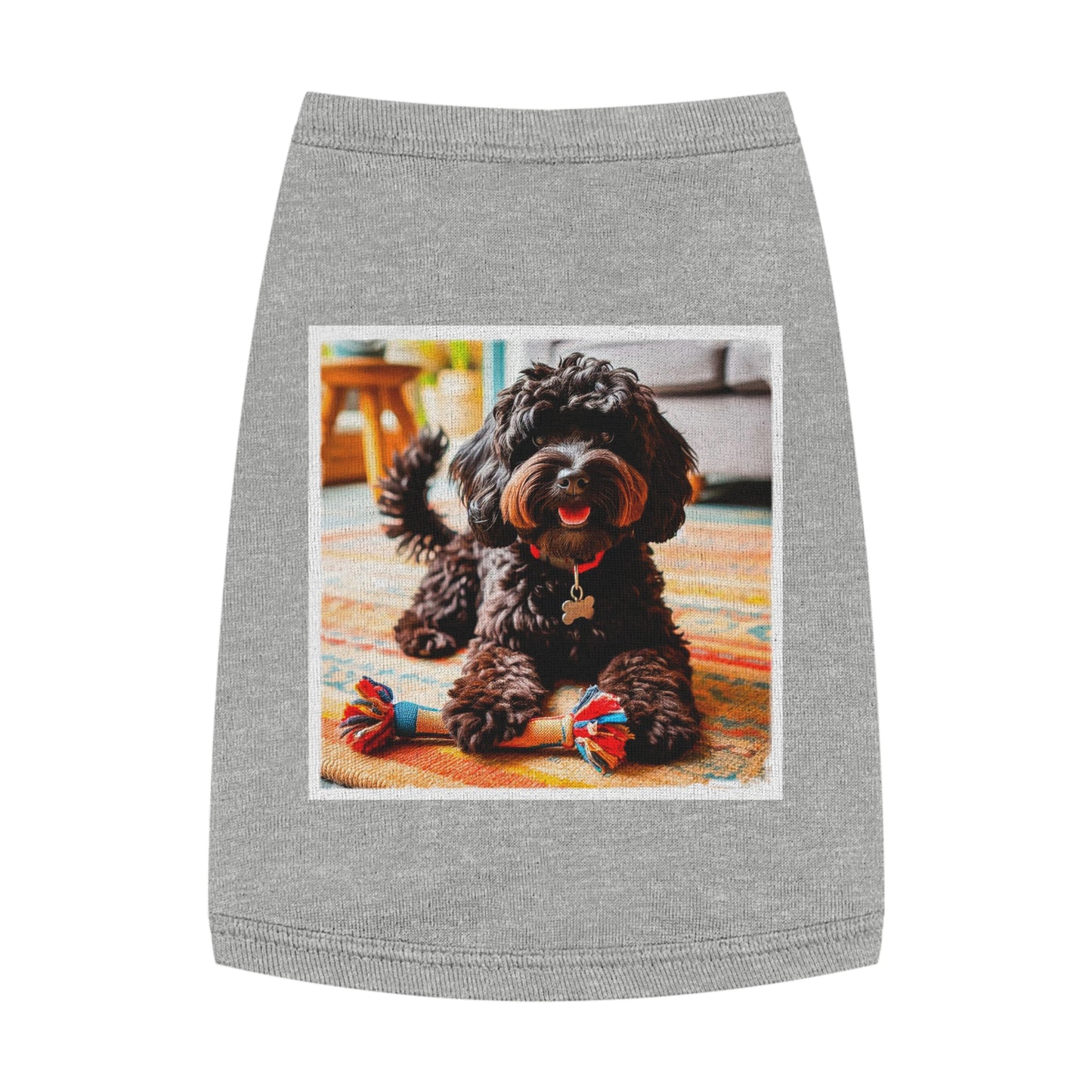 Pet Tank Top CockerPoo Pets Printify M Heather