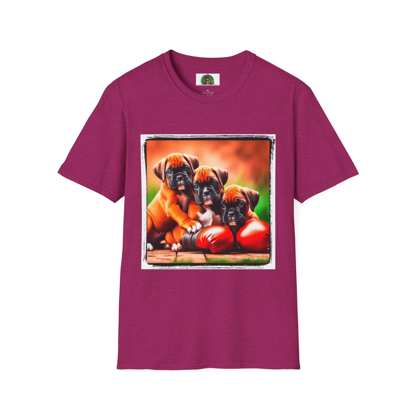 Boxer T-Shirt Printify S Antique Heliconia 