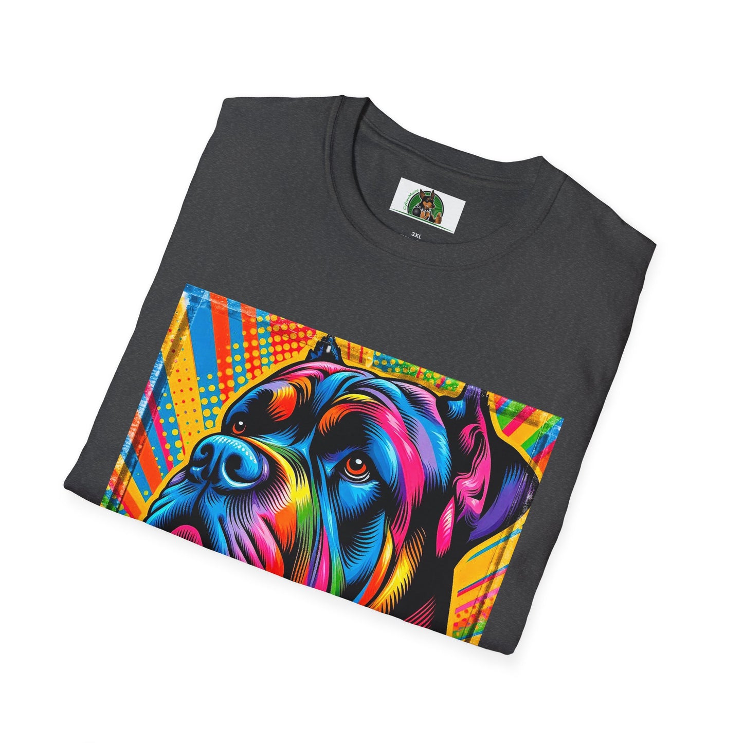 Cane Corso Colorful Pop Art TShirt T-Shirt Printify