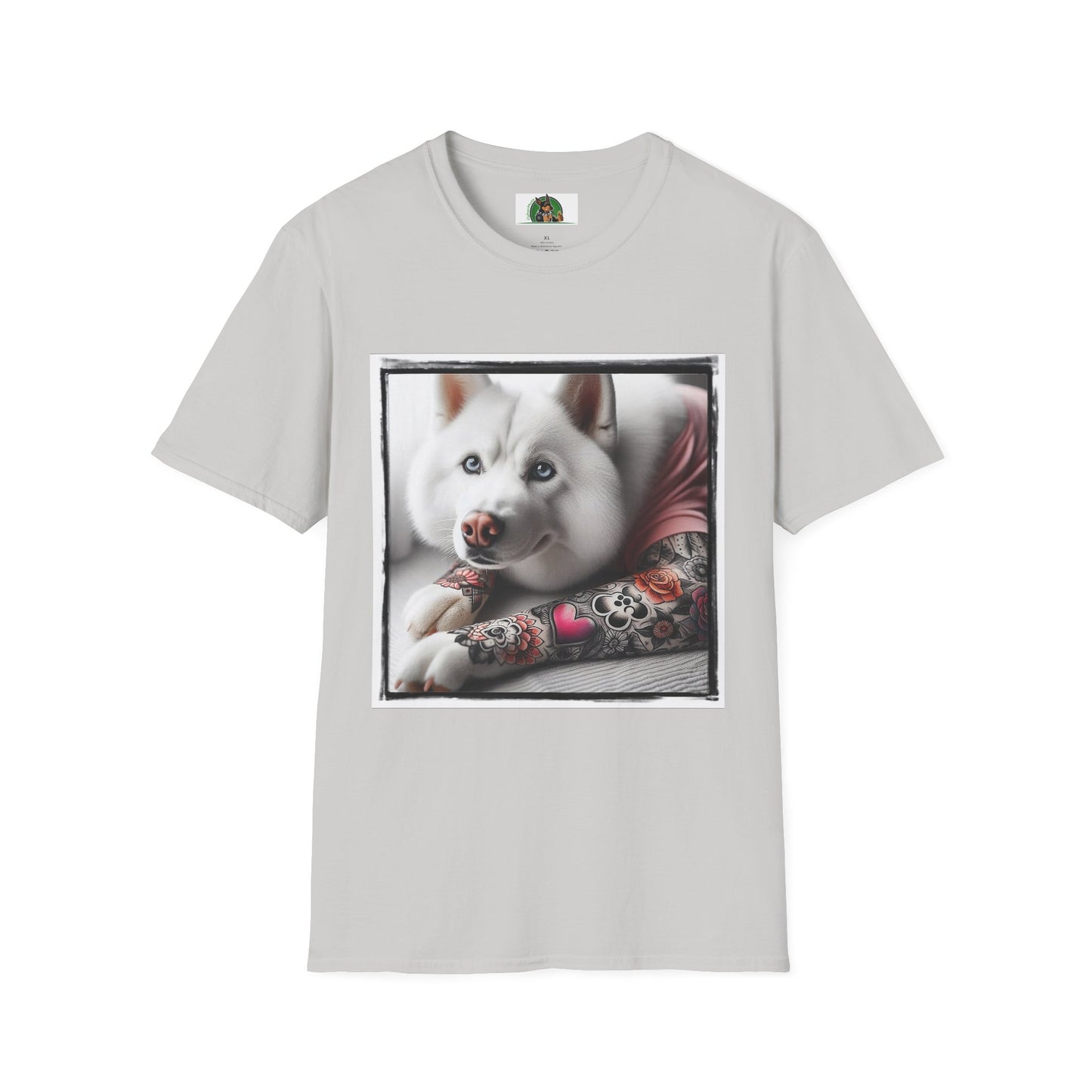 Husky T-Shirt Printify S Ice Grey