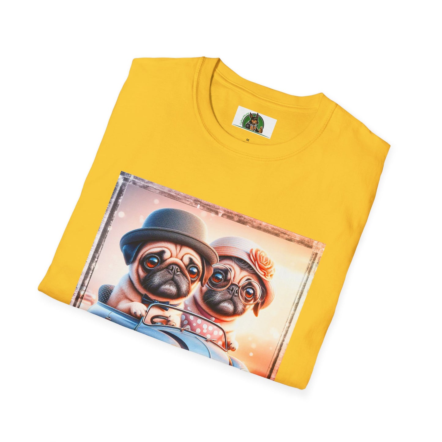 Wacky Pugs T-Shirt Printify   