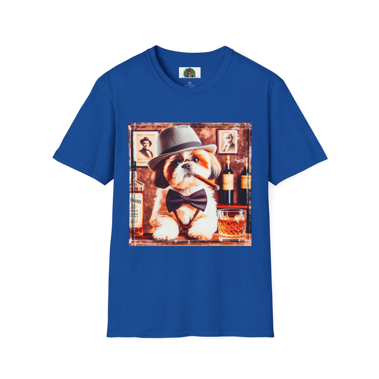 Shih Tzu cigars shirt T-Shirt Printify XS Royal