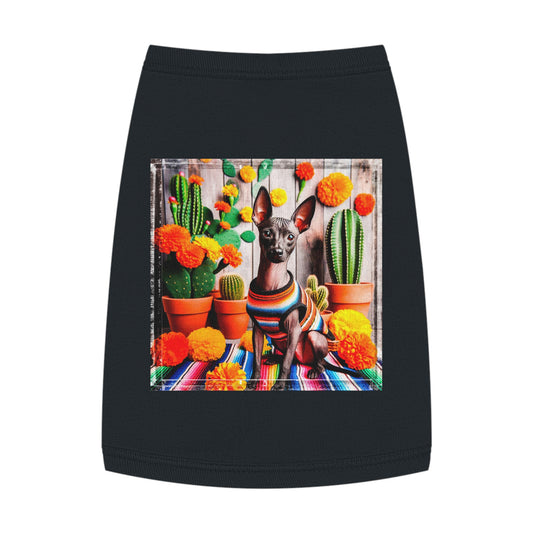 Mexican Hairless cactus cutie shirt Pets Printify M Black