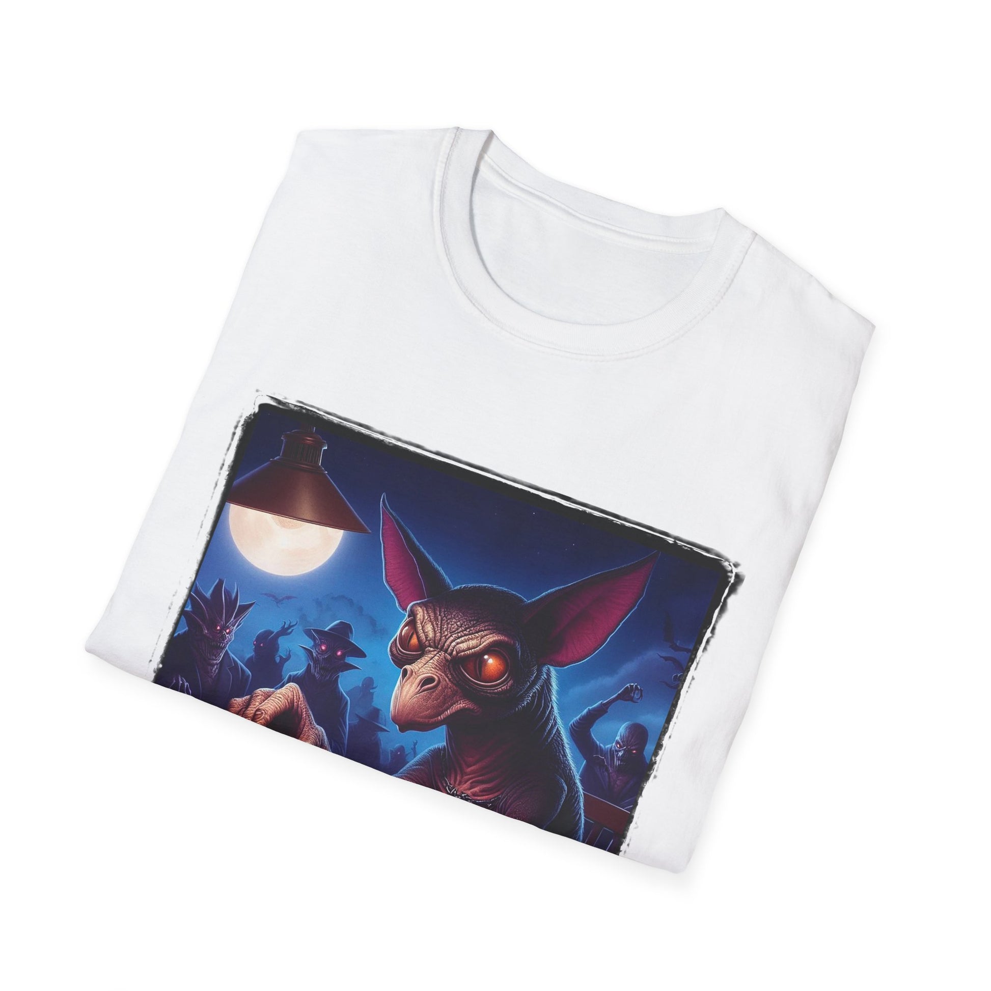 Chupacabra card playing t shirt T-Shirt Printify