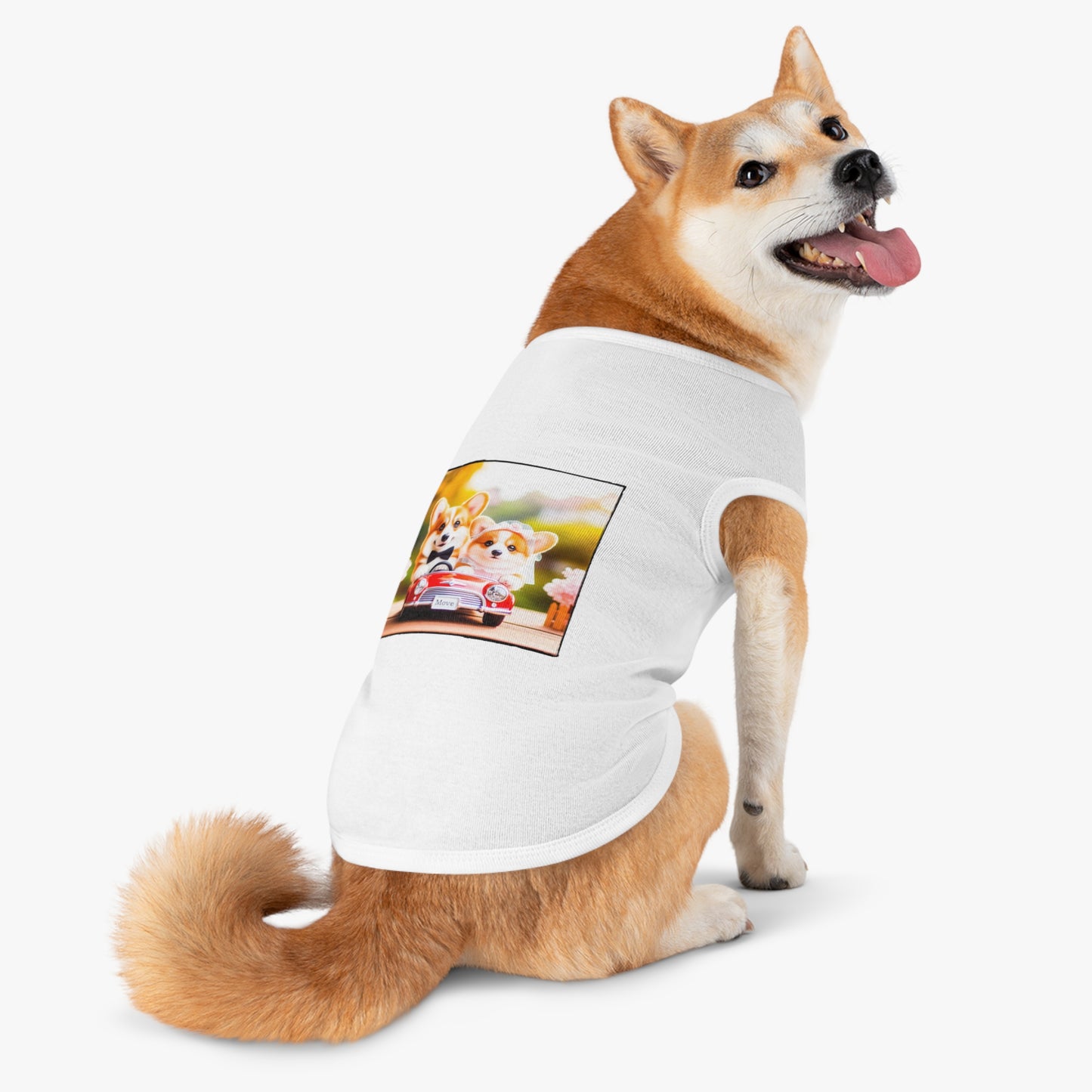 Wacky Pet Tank Top Pembroke Welsh Corgi Pets Printify   