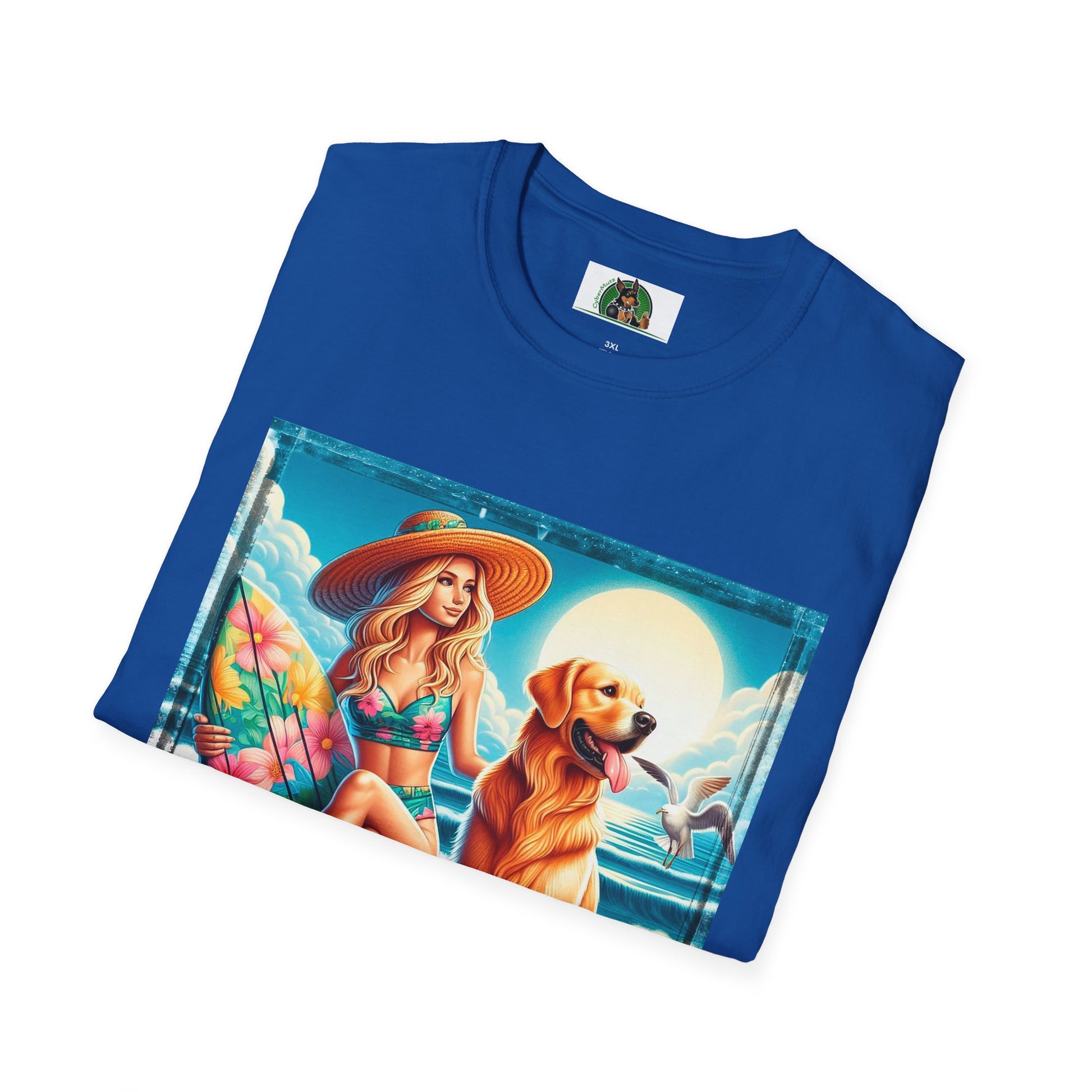 Golden Retriever T-Shirt Printify