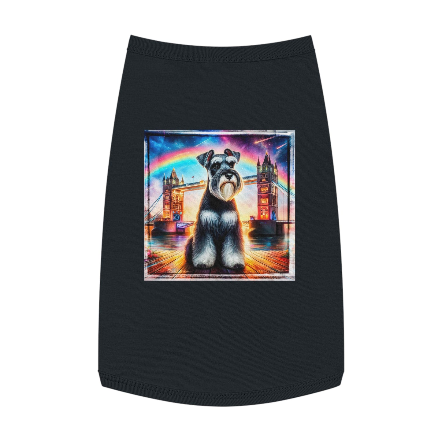 Pet Tank Top Miniature Schnauzer Pets Printify L Black 