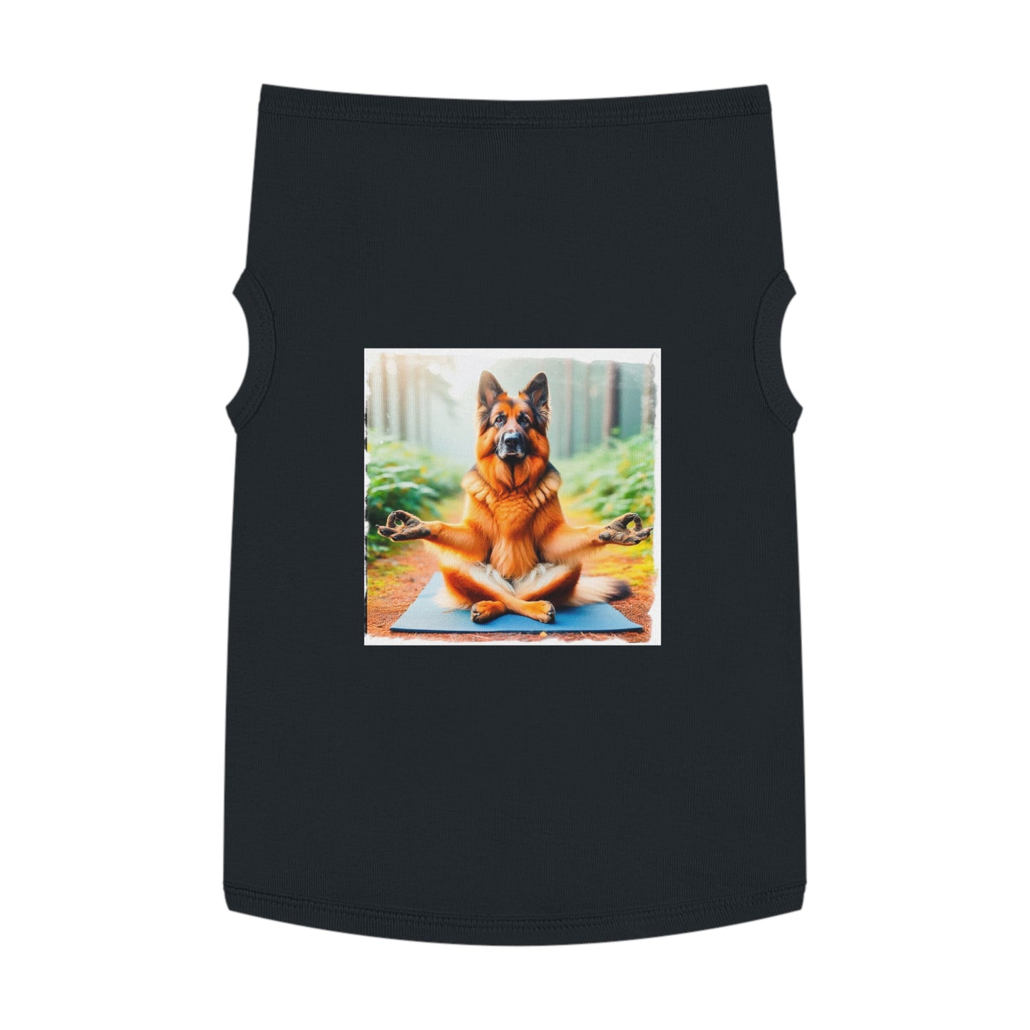 Pet Tank Top German Shepherd Pets Printify XL Black 