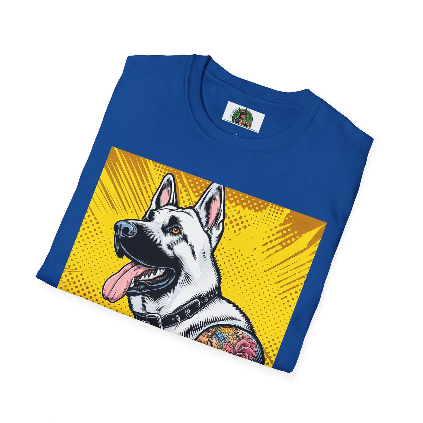 German Shepherd tattoo shirt T-Shirt Printify