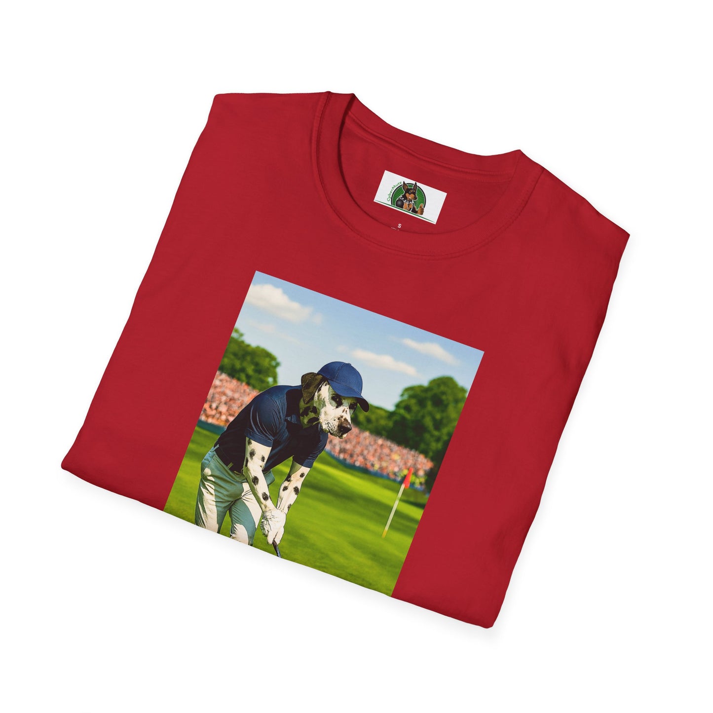 Golf Dalmatian Sports T-Shirt