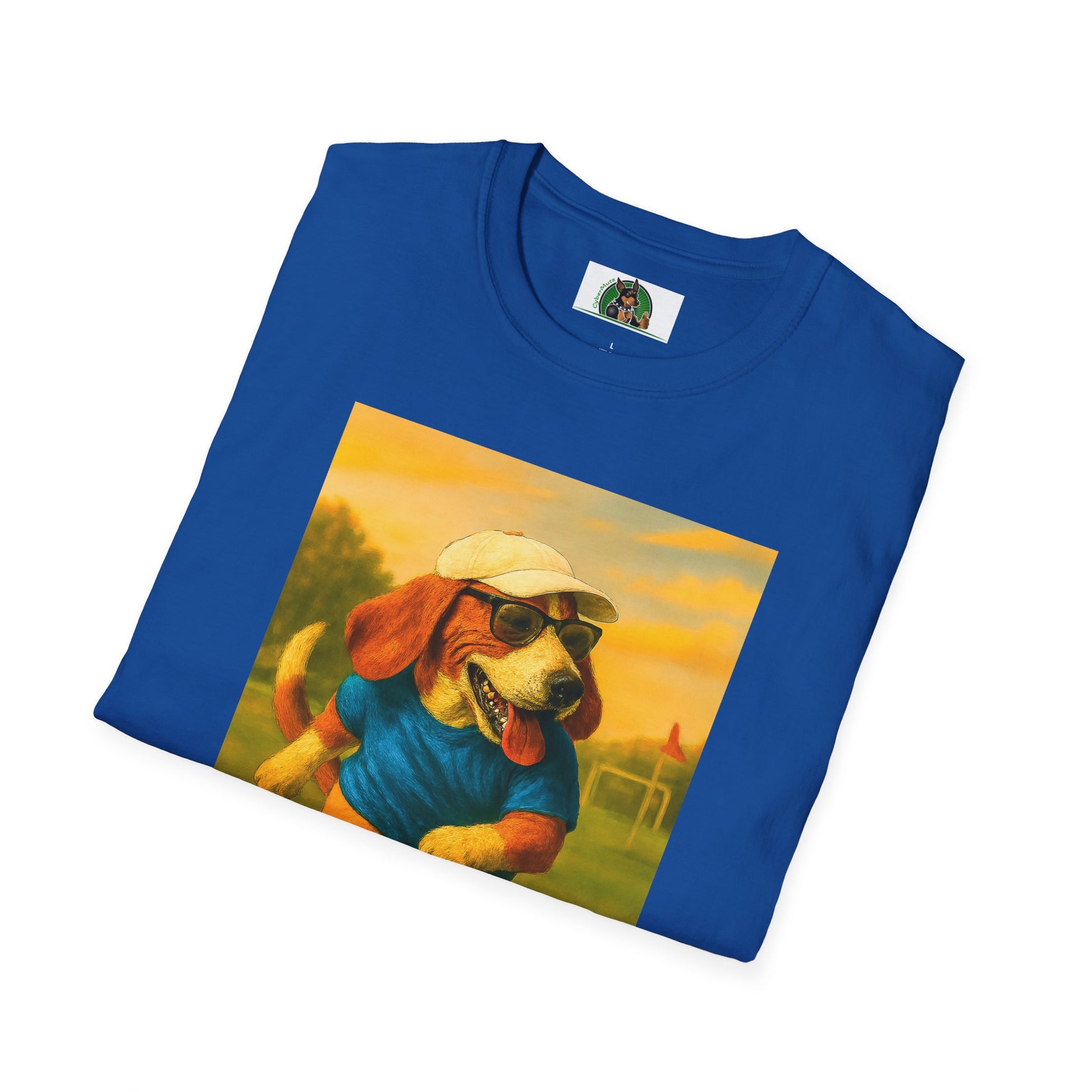Sports Beagle Soccer T-Shirt T-Shirt Printify