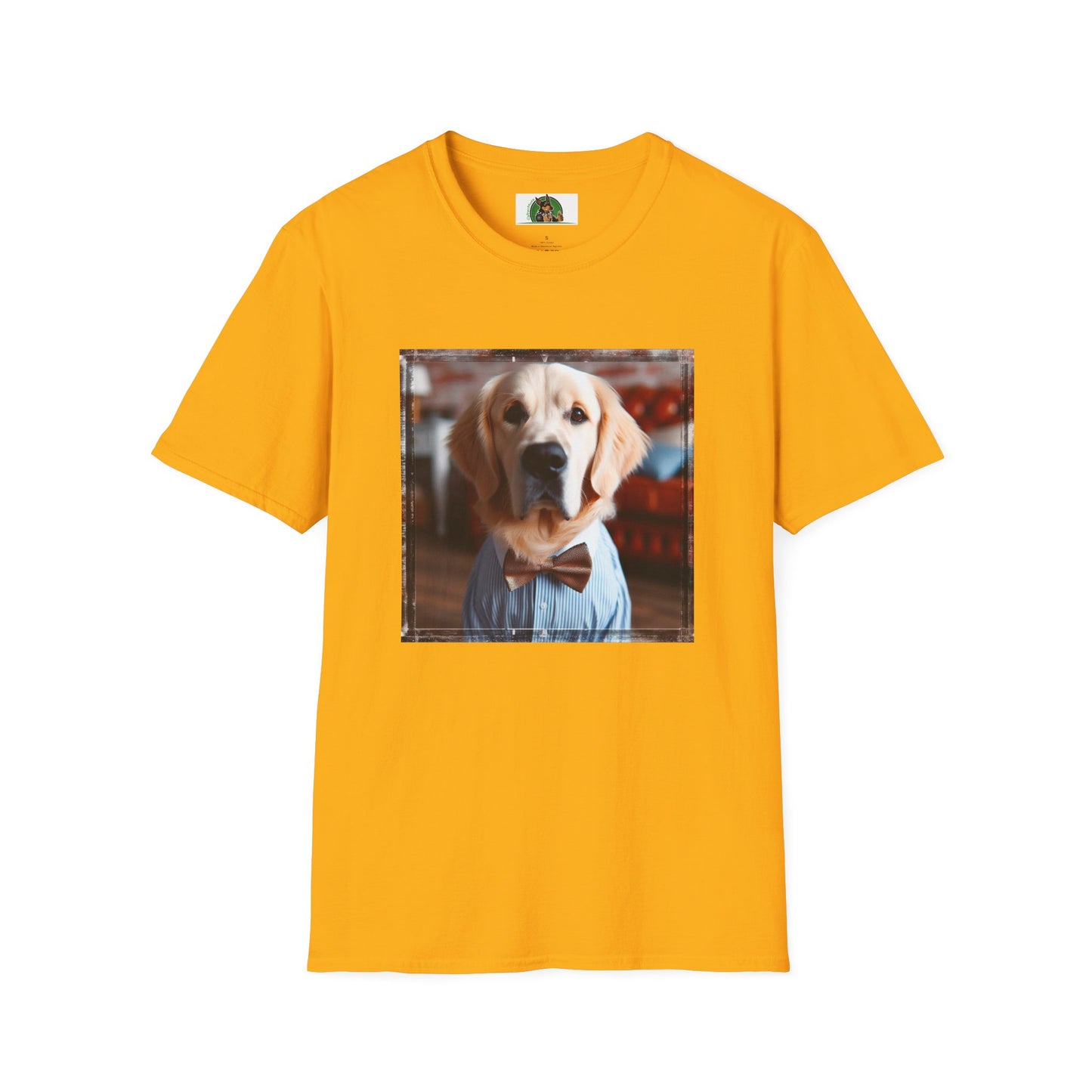 Golden Retriever working dog shirt T-Shirt Printify S Gold
