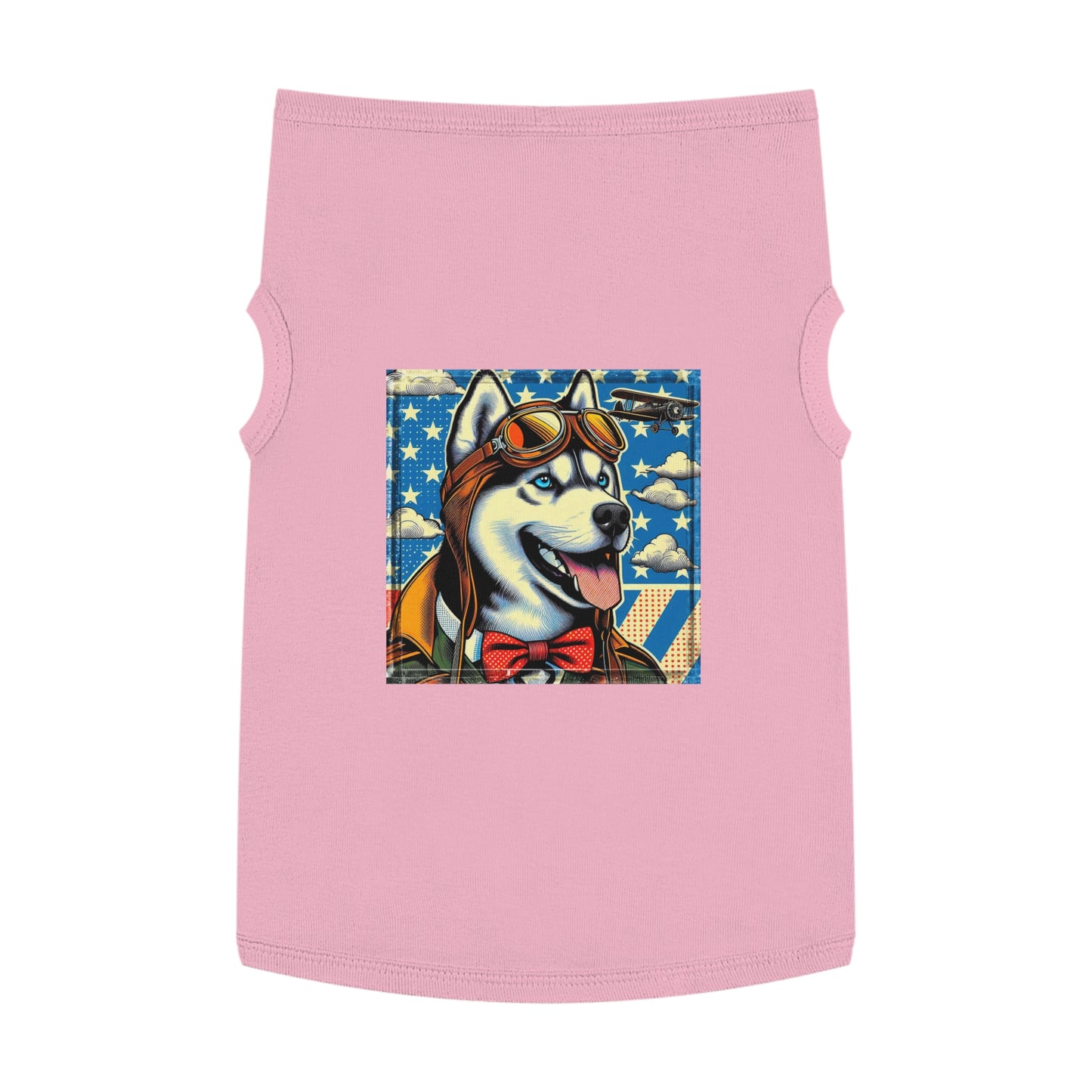 Pet Tank Top Husky Pets Printify XL Pink 