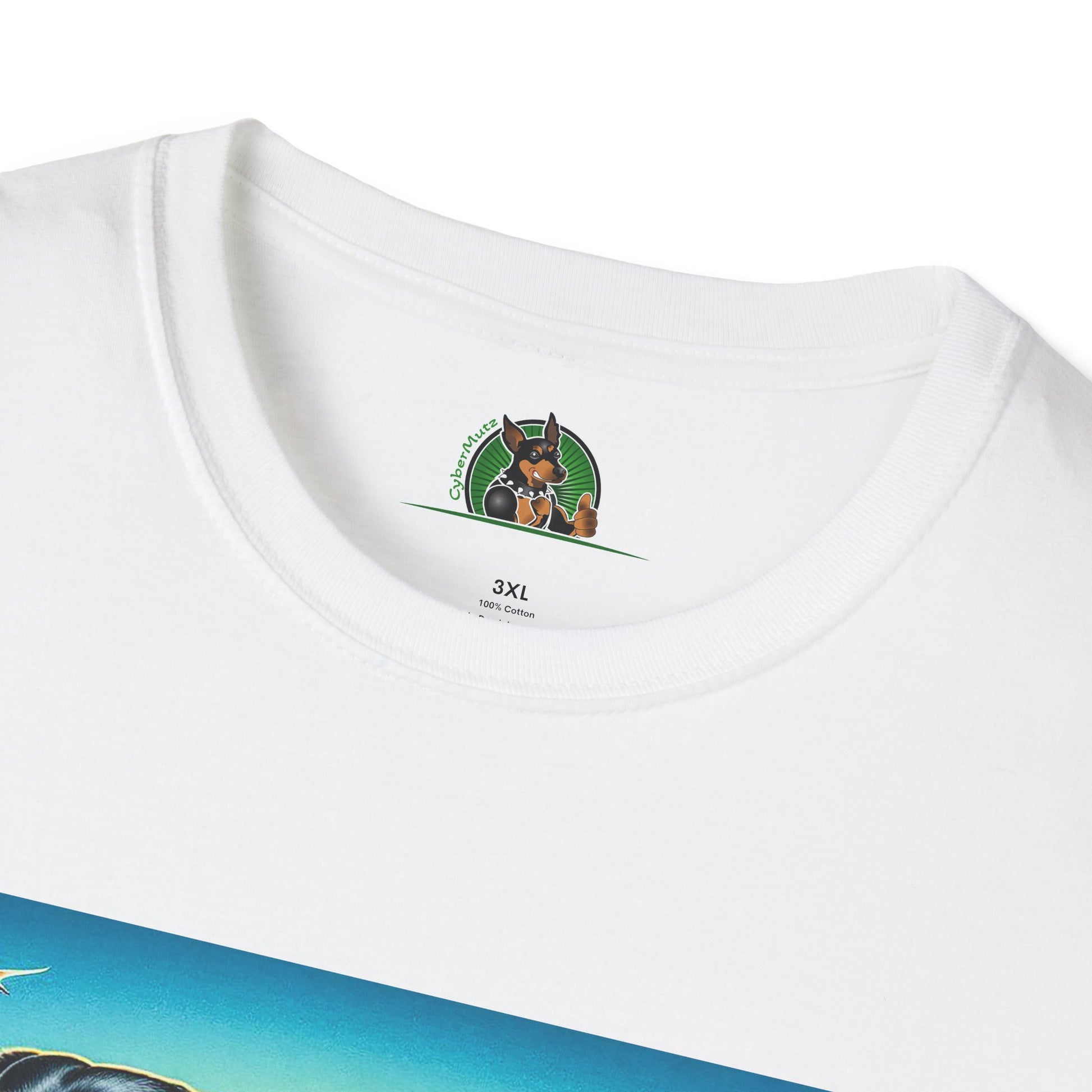 Dachshund car driving t shirt T-Shirt Printify