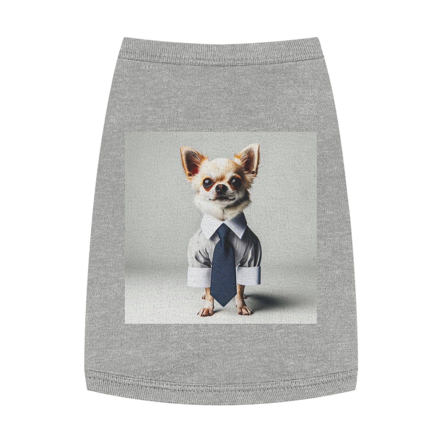 Pet Tank Top Chihuahua Pets Printify M Heather