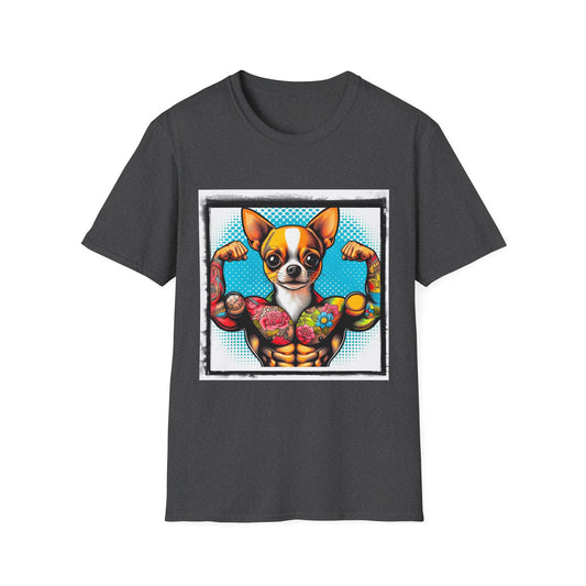 Chihuahua T-Shirt Printify XS Dark Heather