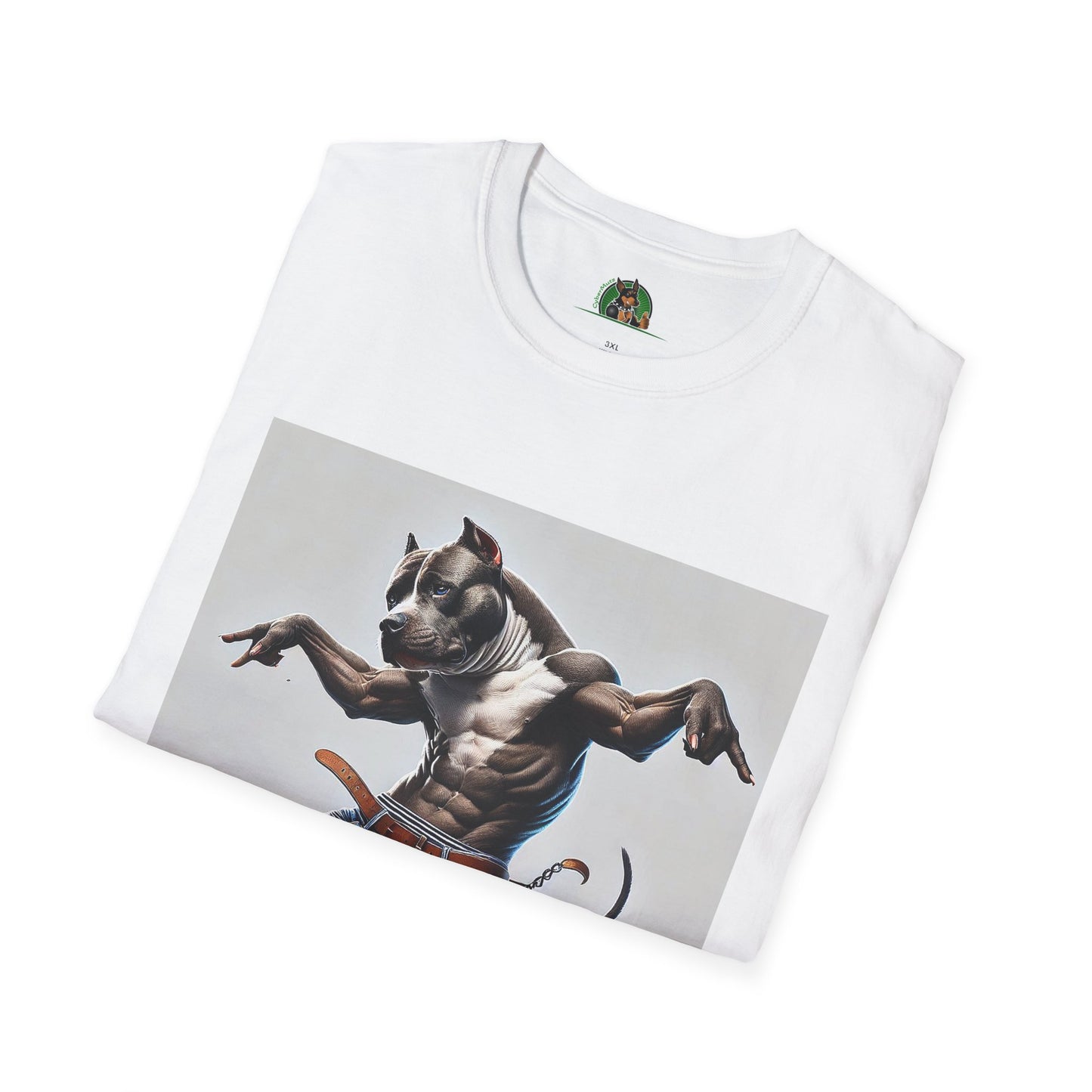 Dancing Pit Bull T-Shirt T-Shirt Printify