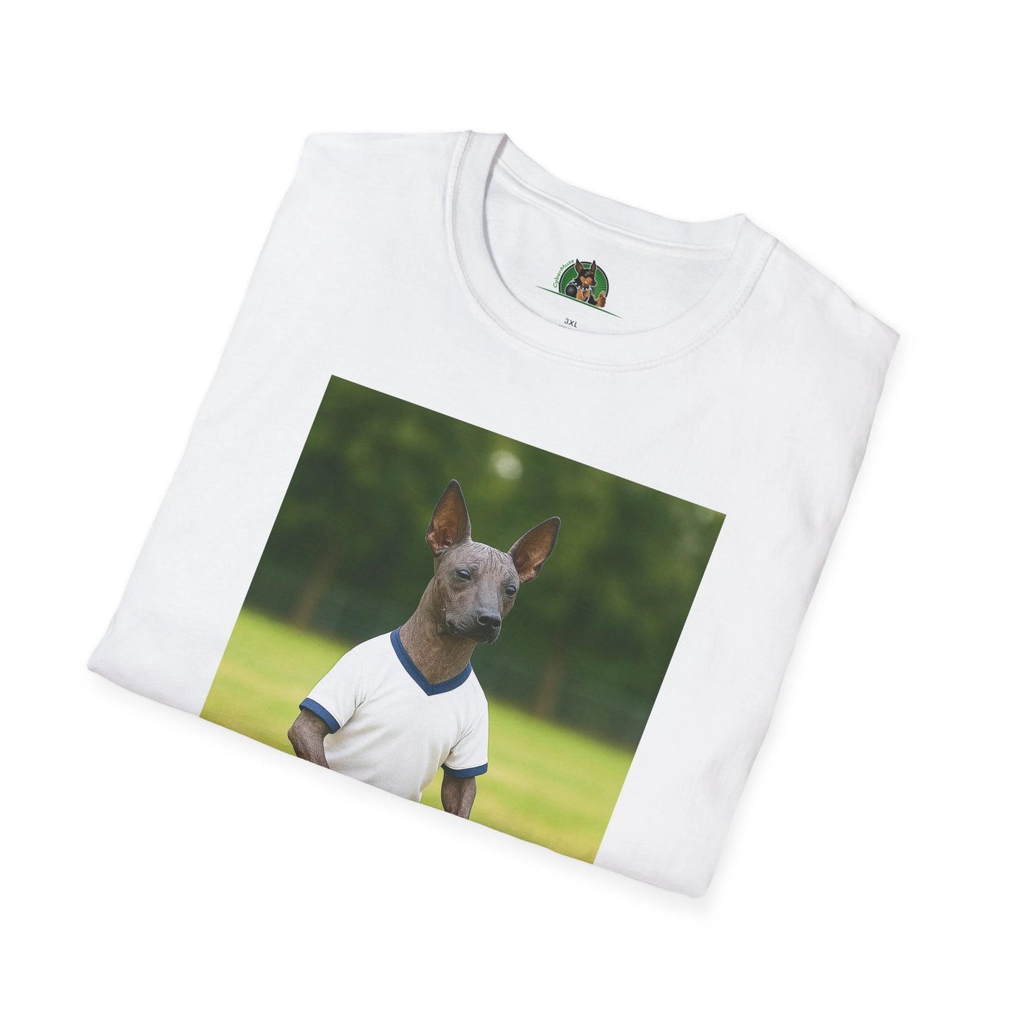 Mexican Hairless Dog Soccer T-Shirt — Dog Lover Sports Tee T-Shirt Printify