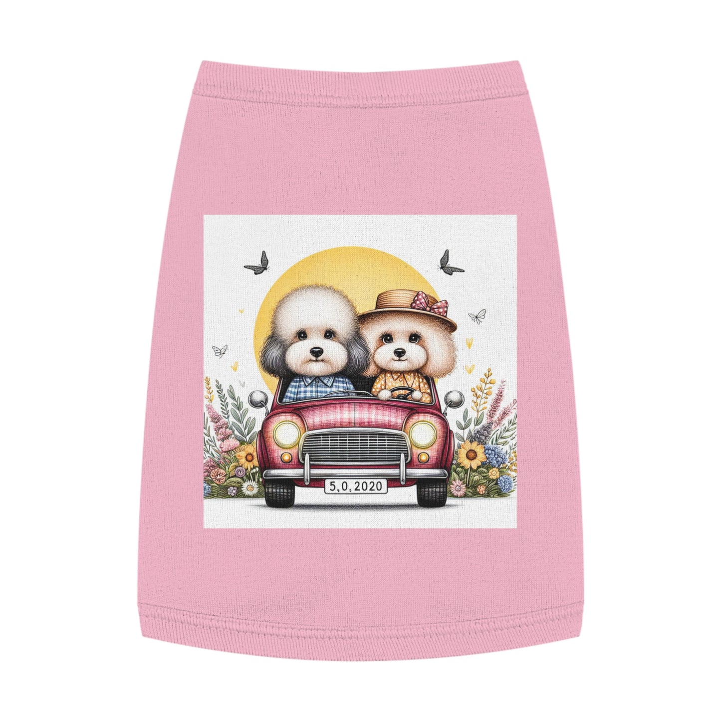 Wacky Pet Tank Top Sheepadoodle Pets Printify M Pink 