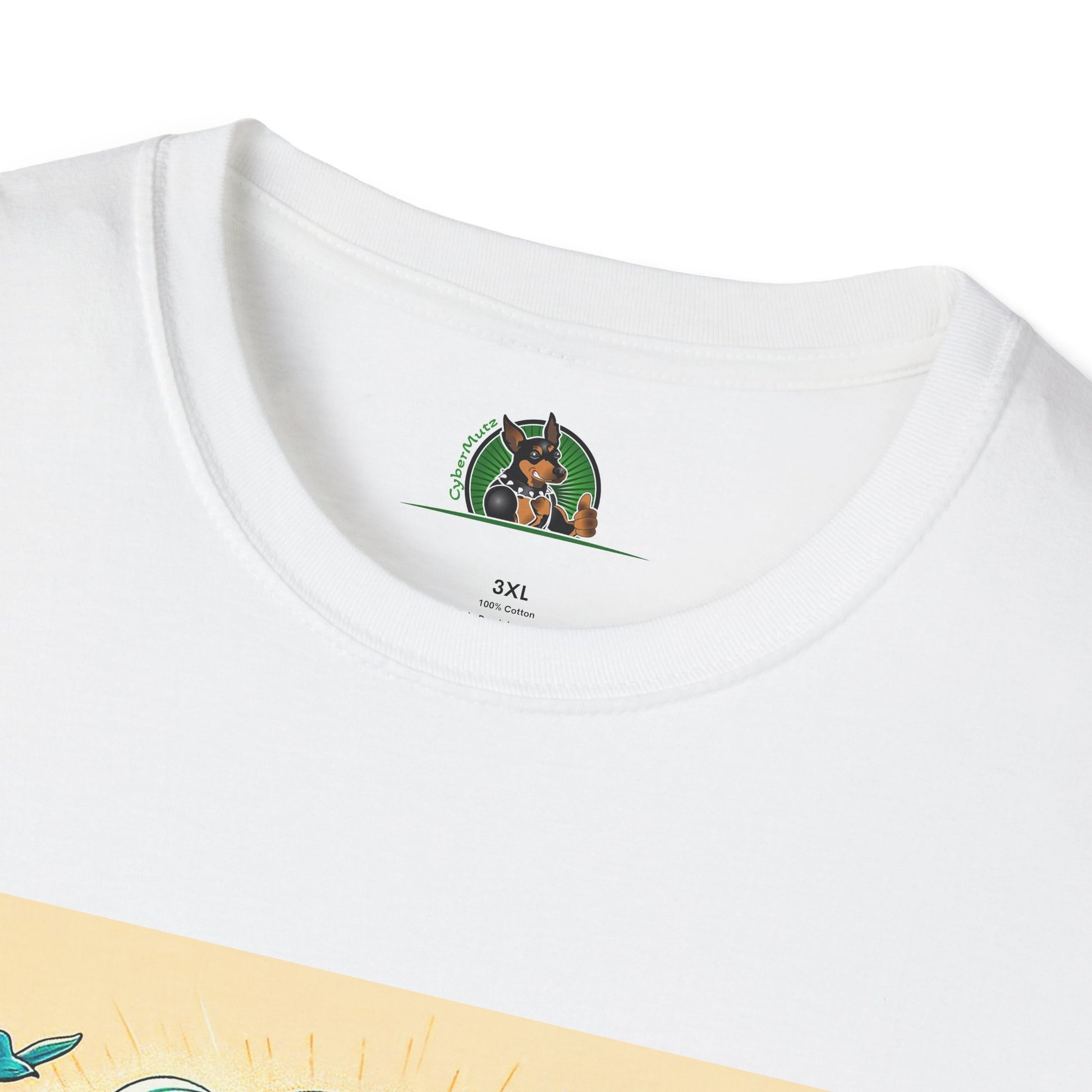 Golden Doodle surfing fun shirt T-Shirt Printify