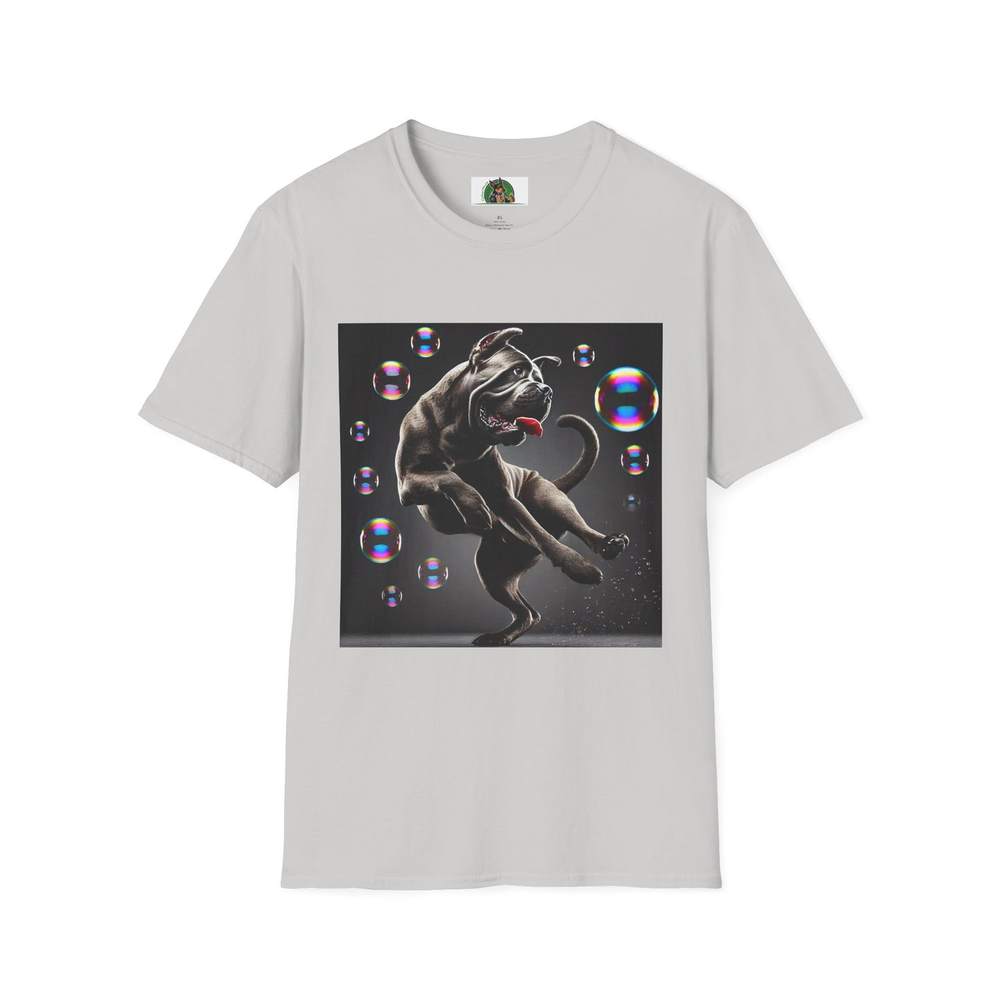 Dancing Cane Corso Softstyle T-Shirt T-Shirt Printify S Ice Grey