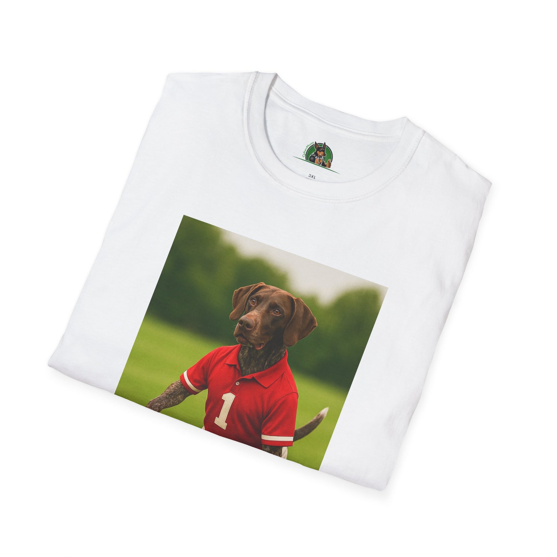 Golf Sports German Shorthair T-Shirt T-Shirt Printify
