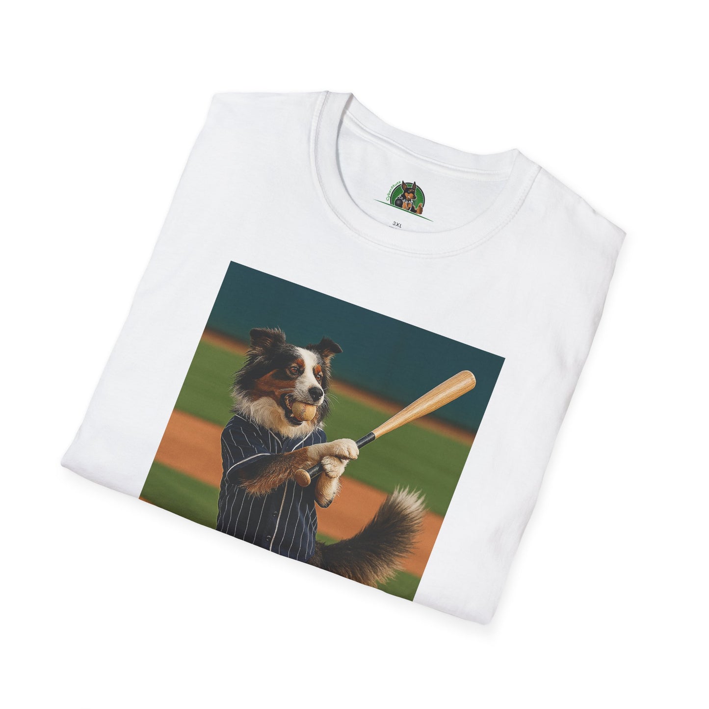 Sports Baseball Australian Shepherd Unisex T-Shirt T-Shirt Printify