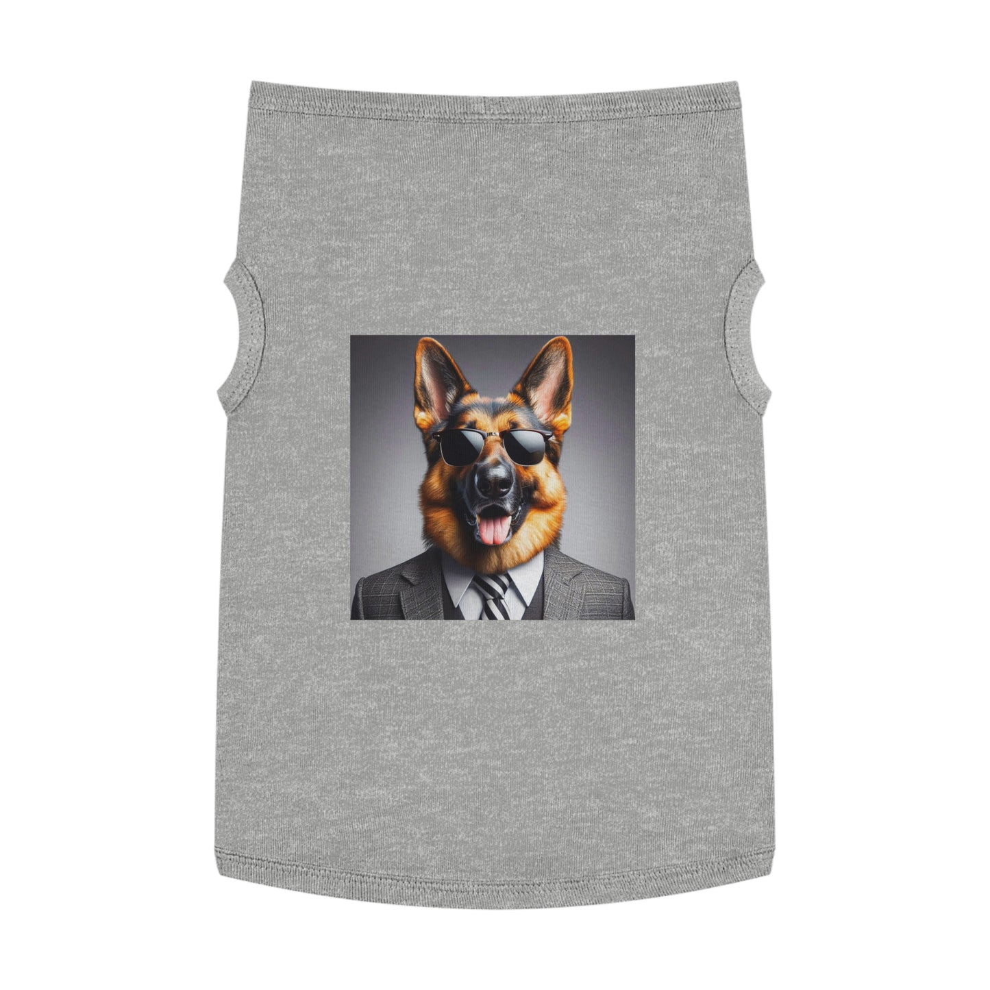 Pet Tank Top German Shepherd Pets Printify XL Heather 