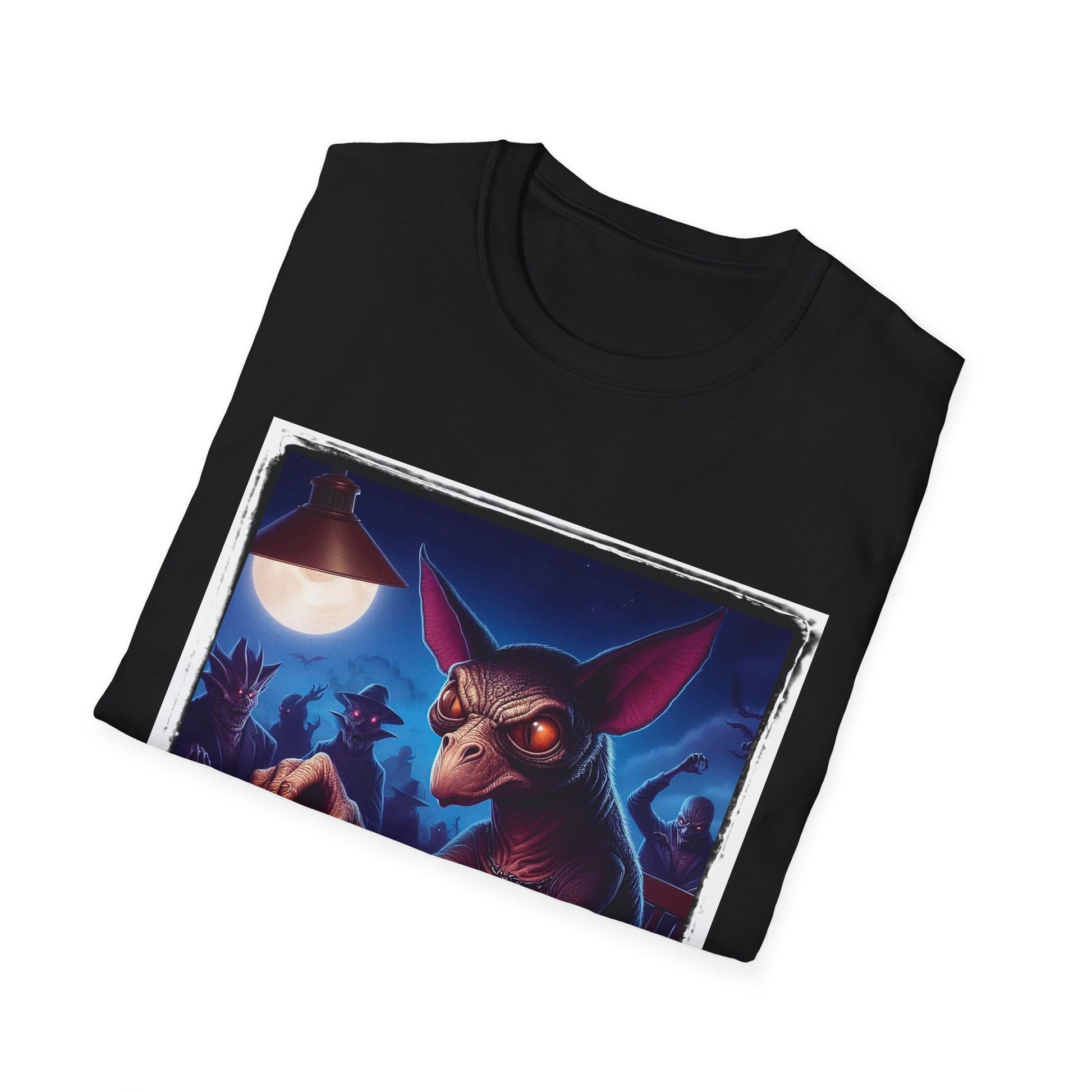 Chupacabra card playing t shirt T-Shirt Printify