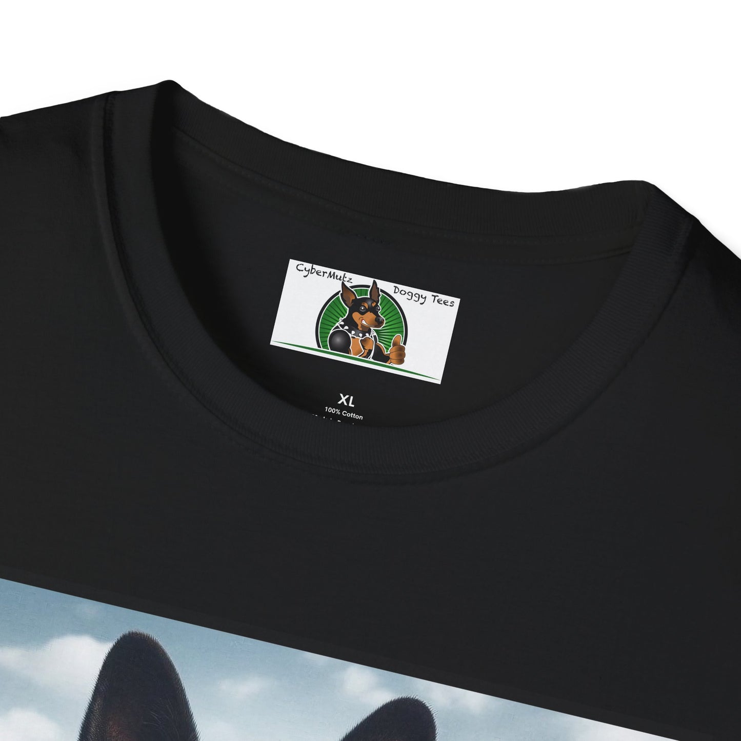 German Shepherd Agent Dog Single Image of Dog Unisex Softstyle T-Shirt T-Shirt Printify