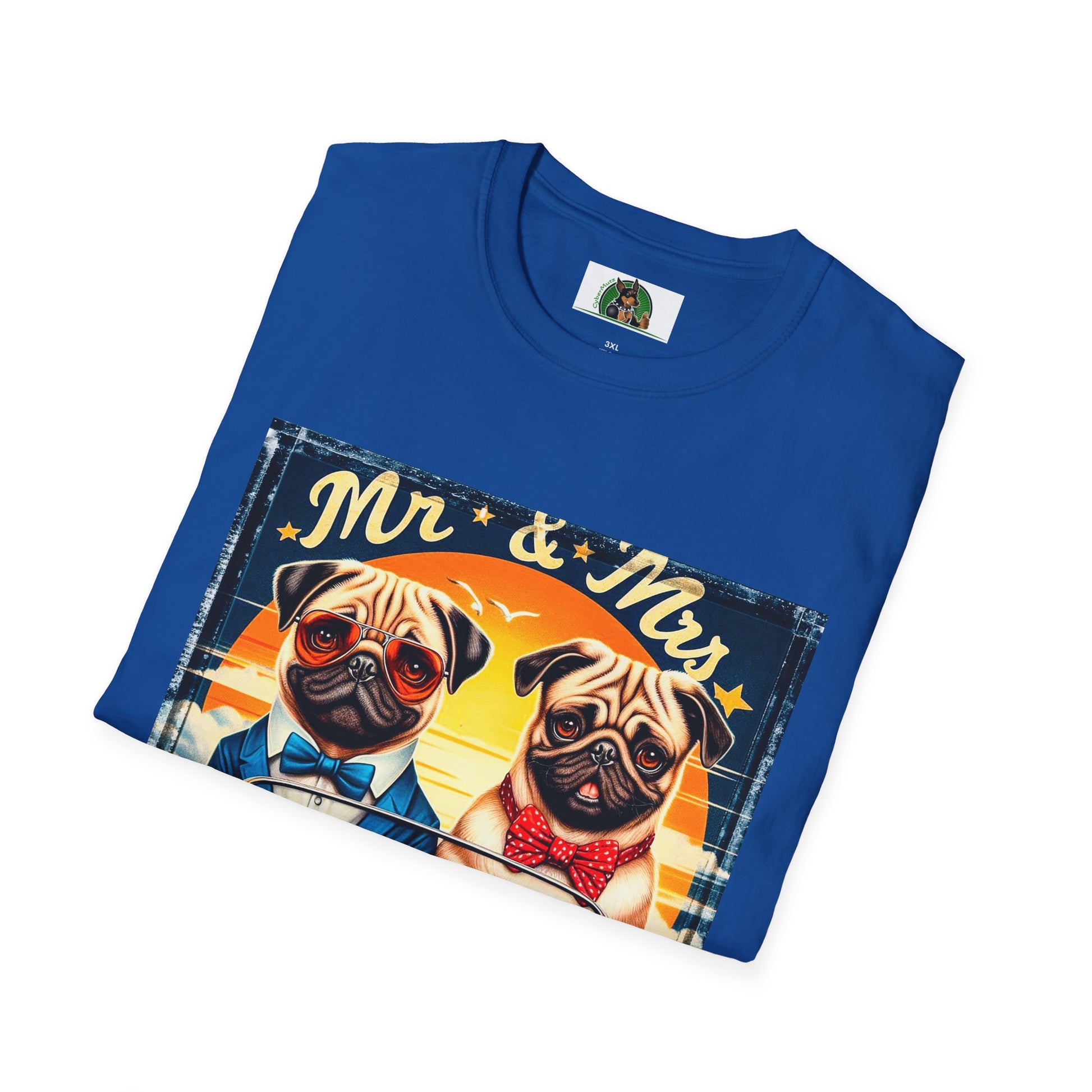 Wacky Pugs T-Shirt Printify   