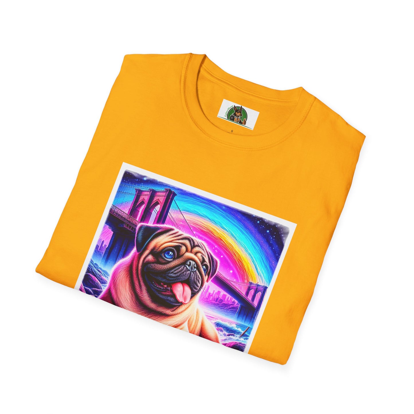 Pugs T-Shirt Printify   